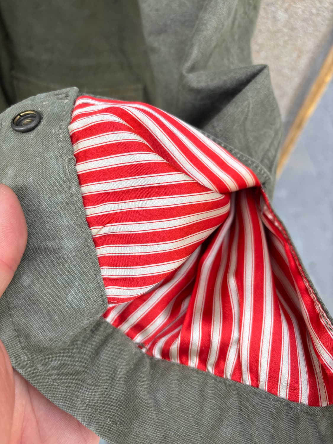 Vintage Jinho Jeans 성모마리아 가죽패치 필드자켓 상품이미지10