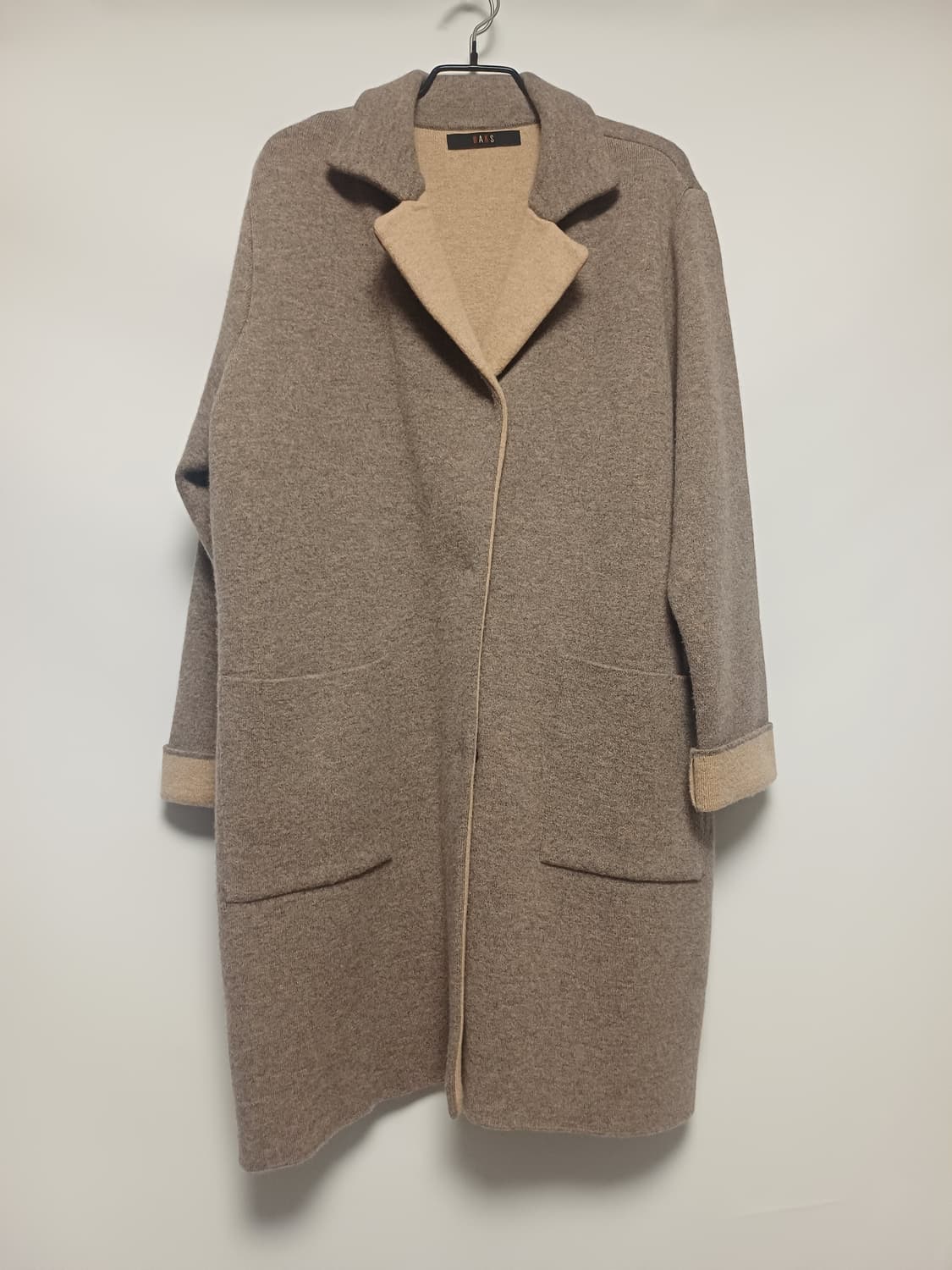 닥스 베이지 캐시미어 혼방 코트 상품이미지1