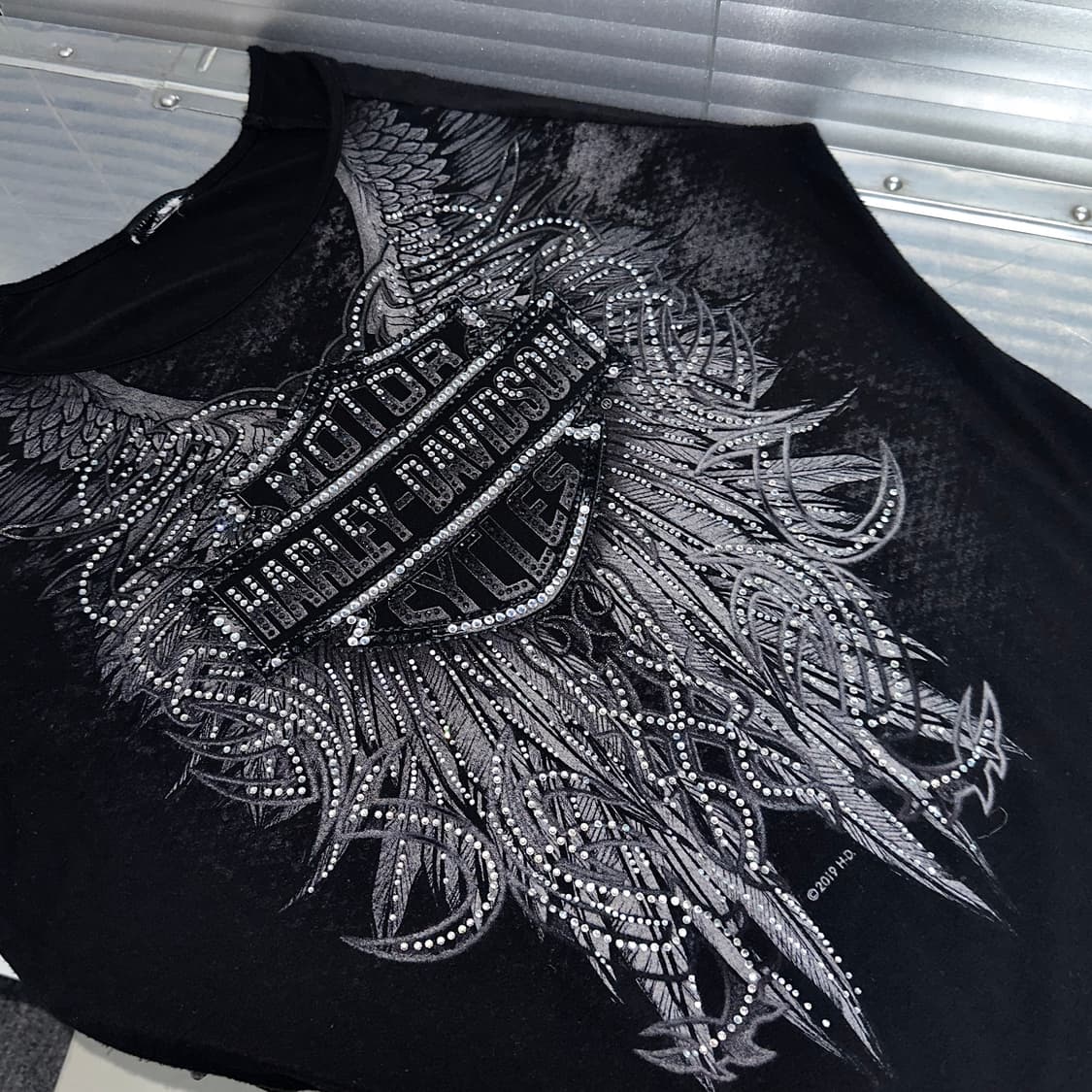 2019 할리데이비슨 블링 윙 튜닉 탑 상품이미지5