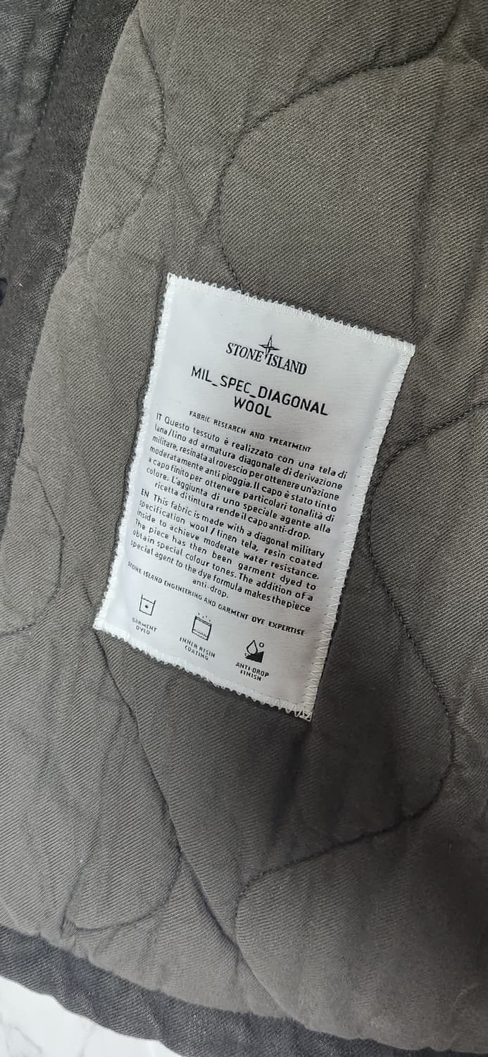 스톤아일랜드 11/'12 Mil Spec Diagonal Wool 자켓 상품이미지9