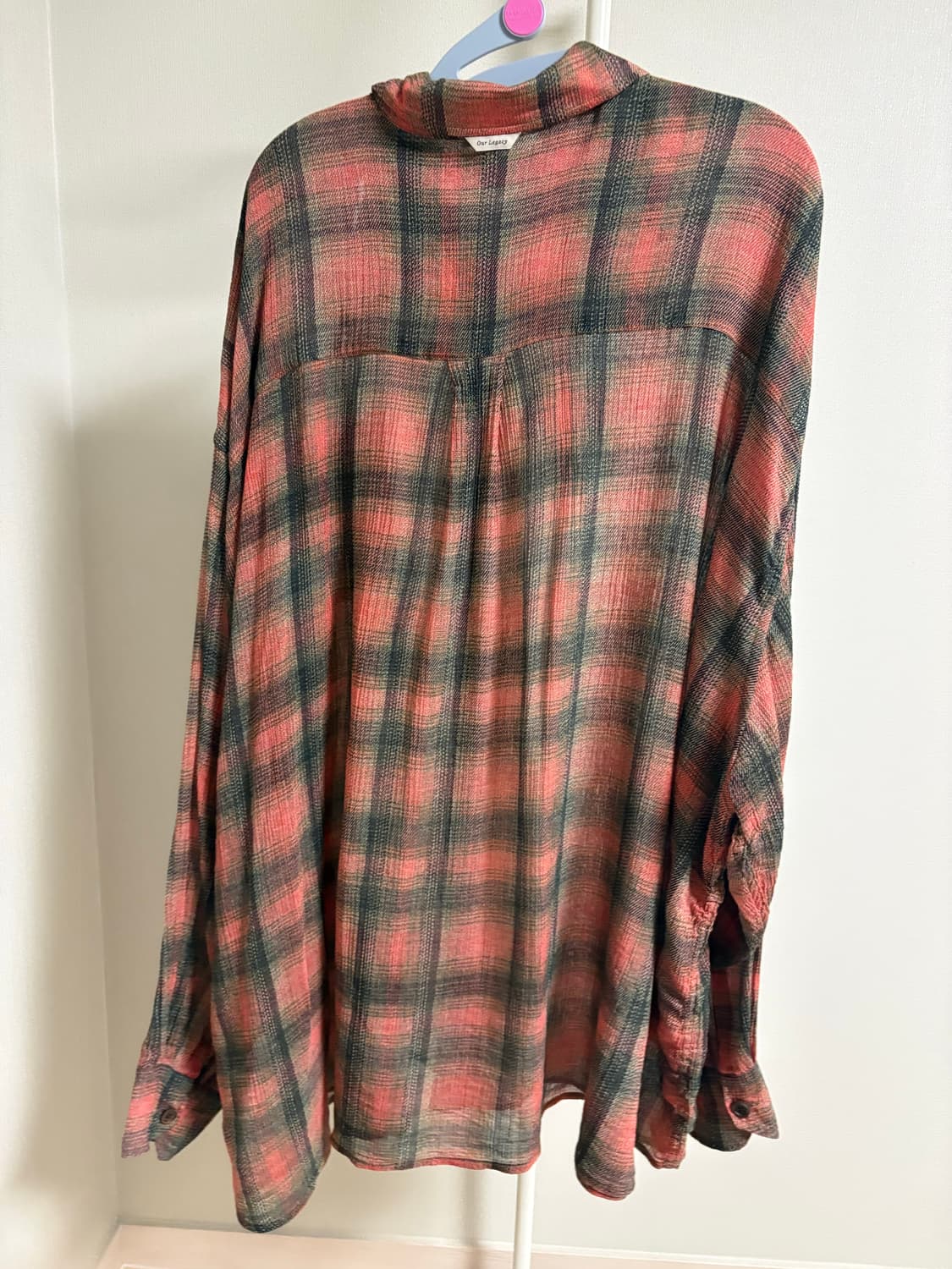 아워레가시 버로우드 체크 셔츠 50 상품이미지2