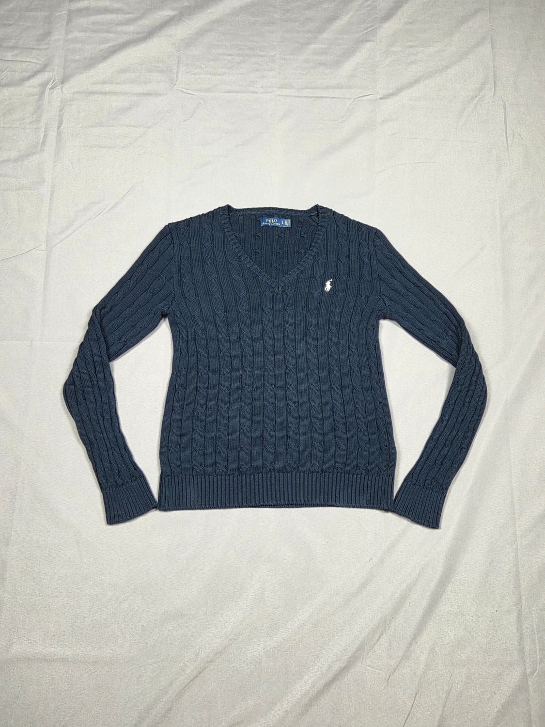 [폴로 랄프로렌] 케이블 코튼 브이넥 스웨터 | A00158 상품이미지1