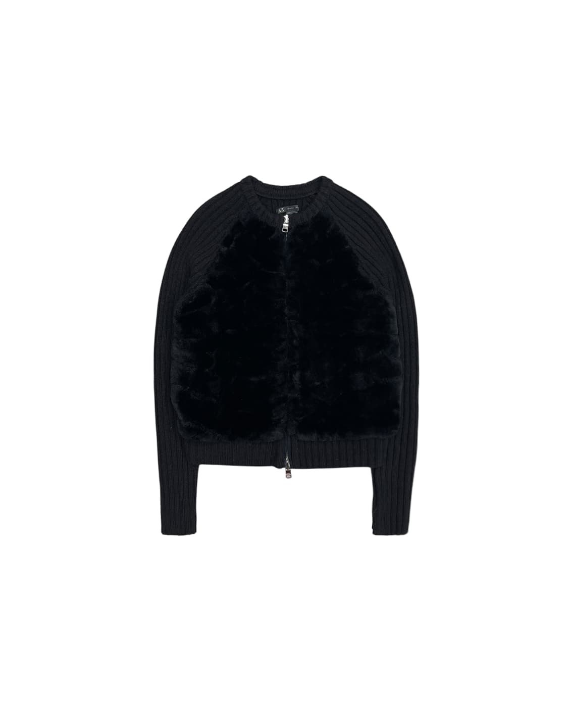 아르마니 익스체인지 퍼 니트 집업 상품이미지4