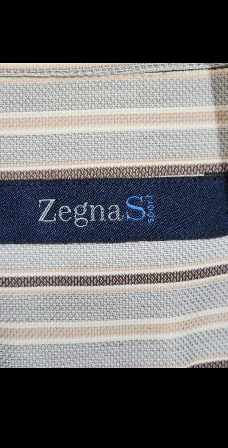 (XL) 제냐 셔츠 스트라이프 남방 포켓 이태리판  상품이미지3