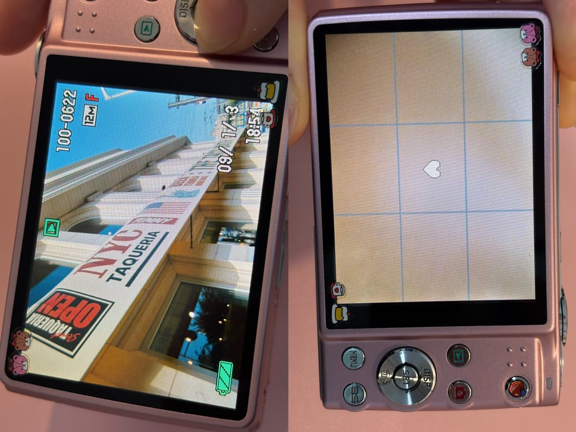 극미품 메이크업모드) 카시오 엑슬림 Z450 핑크 (카시오 Z40모 상품이미지6