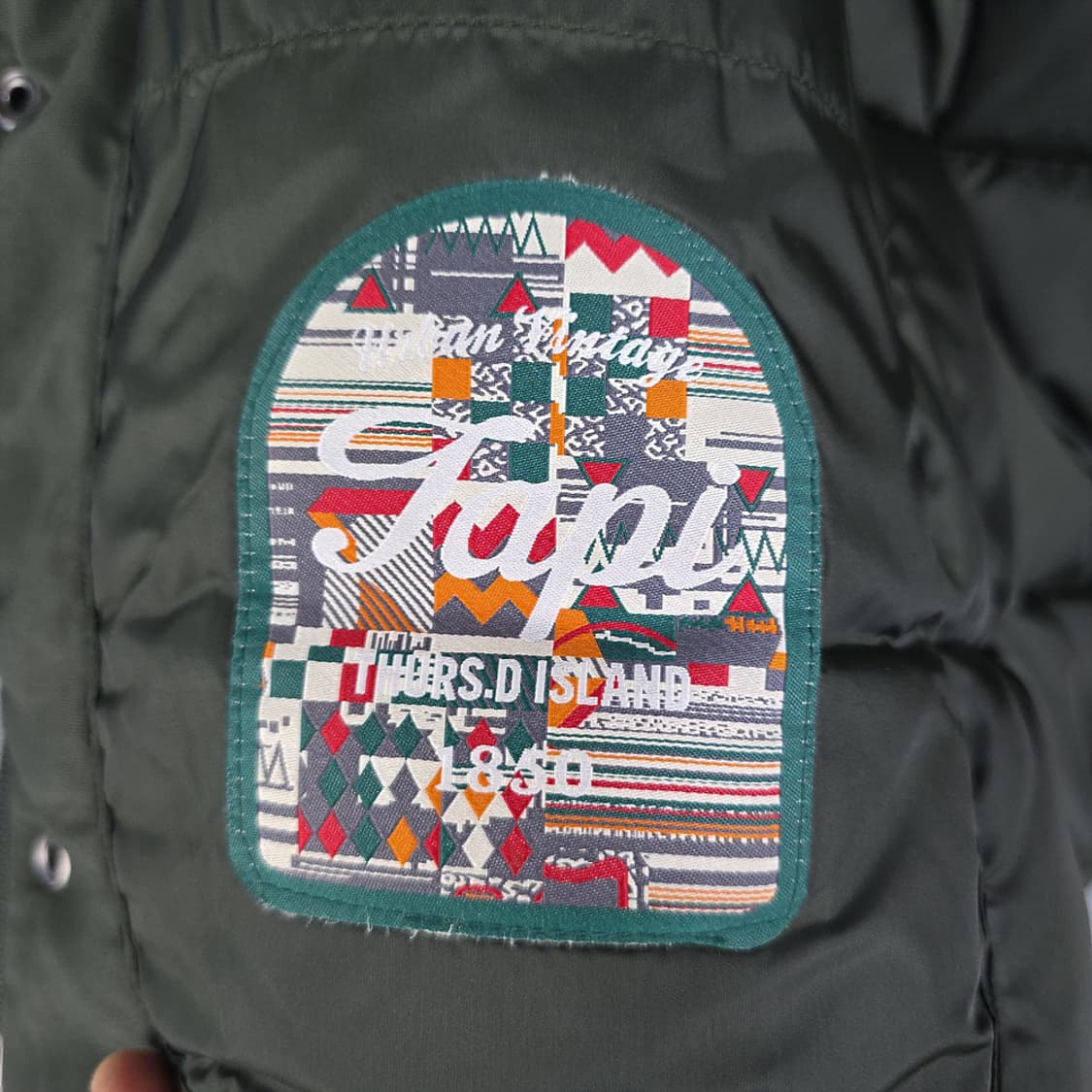 서스데이아일랜드 오리다운 패딩 M 상품이미지8