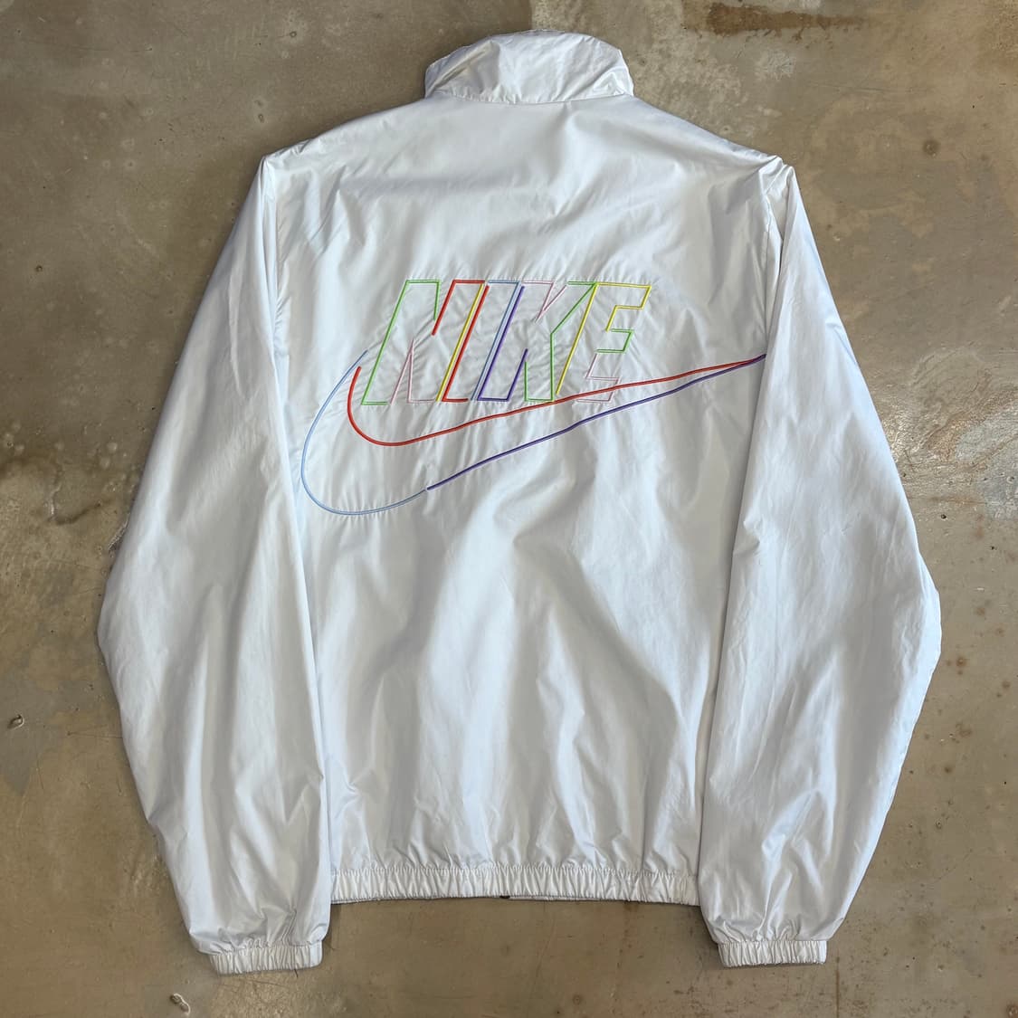 S 나이키 화이트 우븐 자켓  상품이미지3