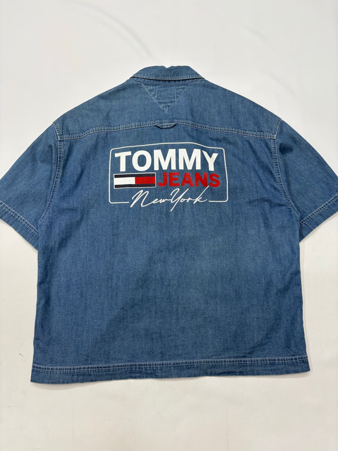 타미힐피거 백로고 쇼트 슬리브 워크 반팔 셔츠 상품이미지6