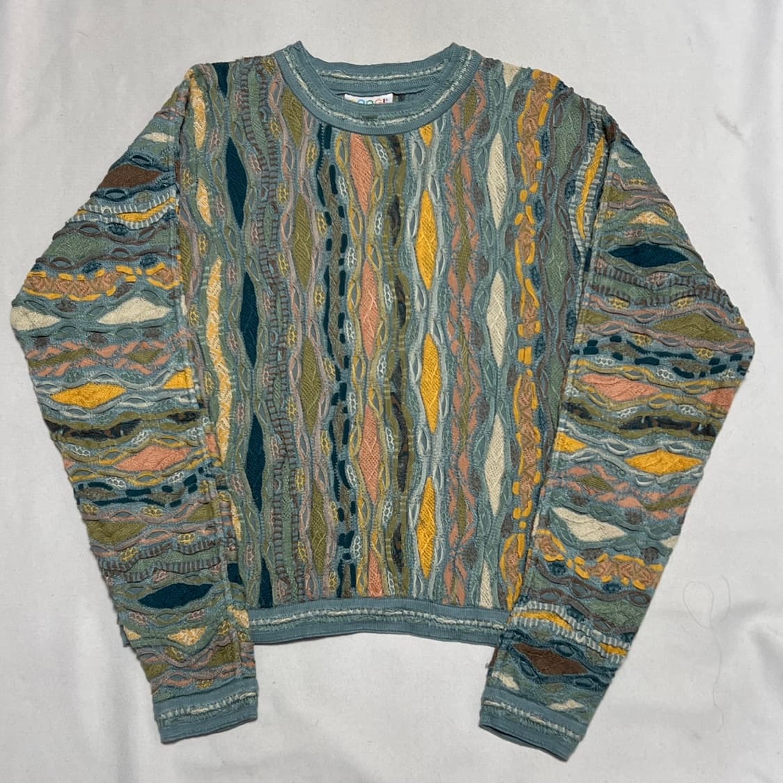 S 쿠지 여성용 멀티컬러 퓨어뉴울 케이블 니트 상품이미지2