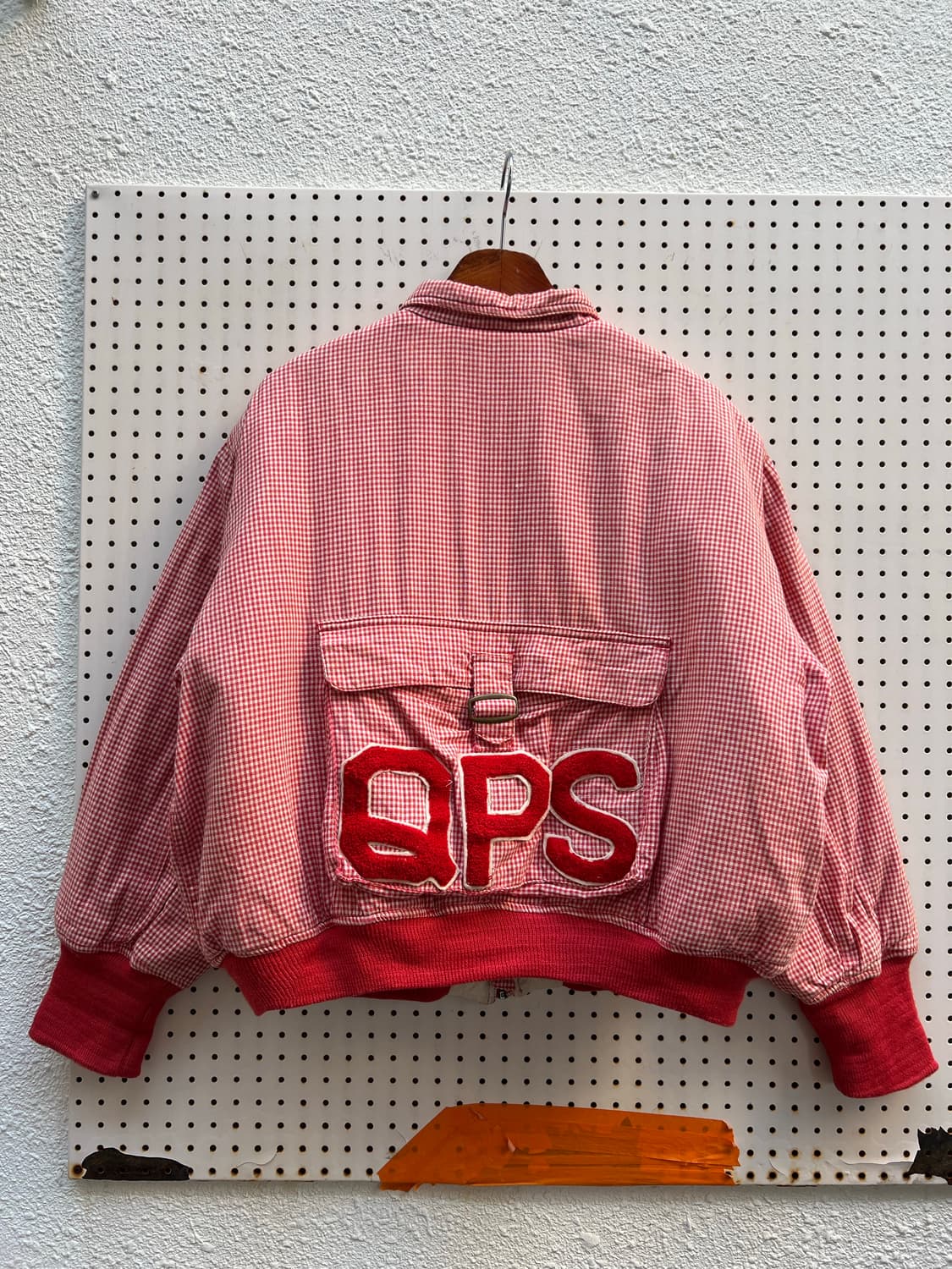 1990s QUIED-PIE CHECK BOMBER 90s빈티지봄버 상품이미지2