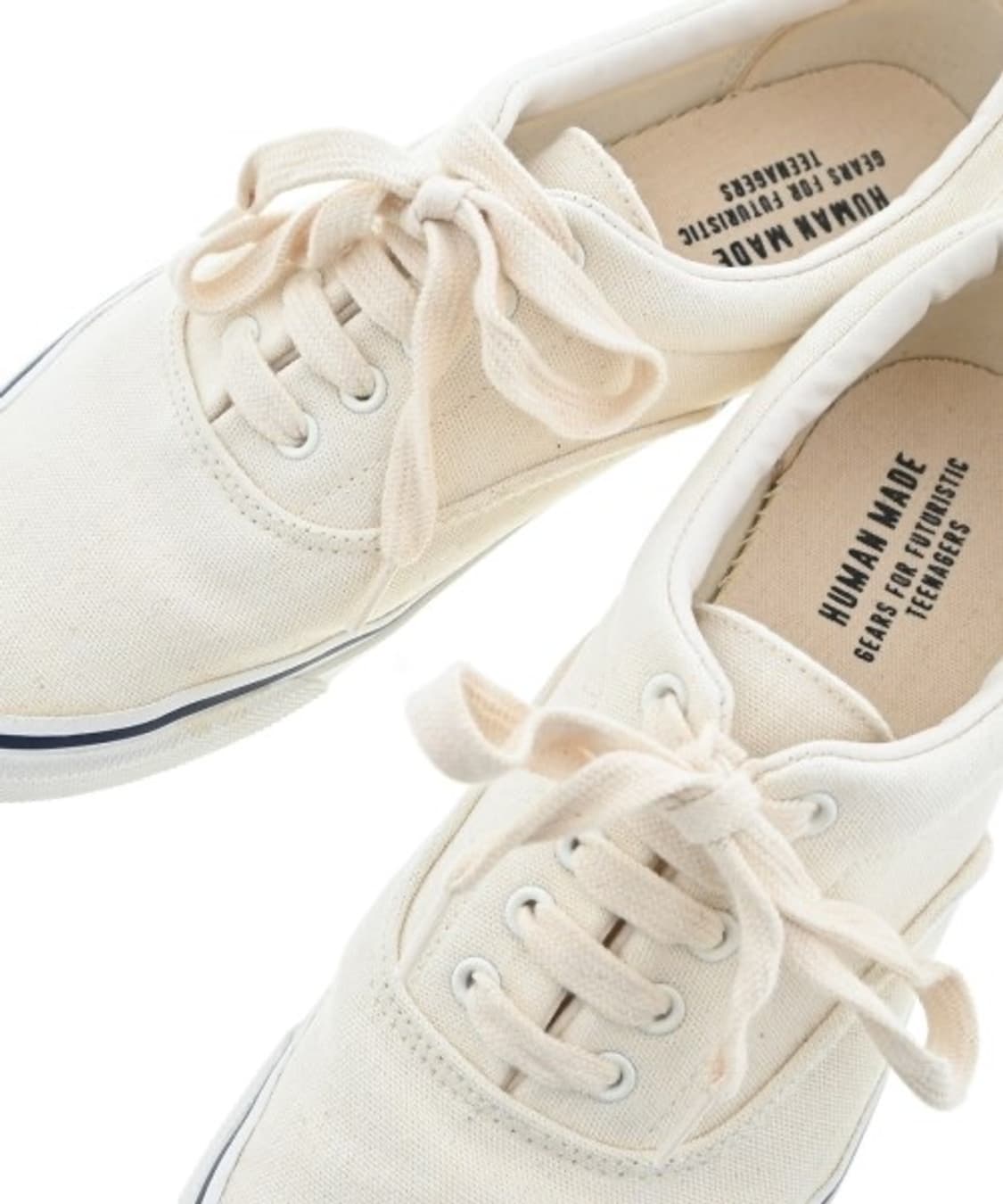 [새상품/270] 휴먼메이드 x 반스 덱 슈즈 화이트 상품이미지4