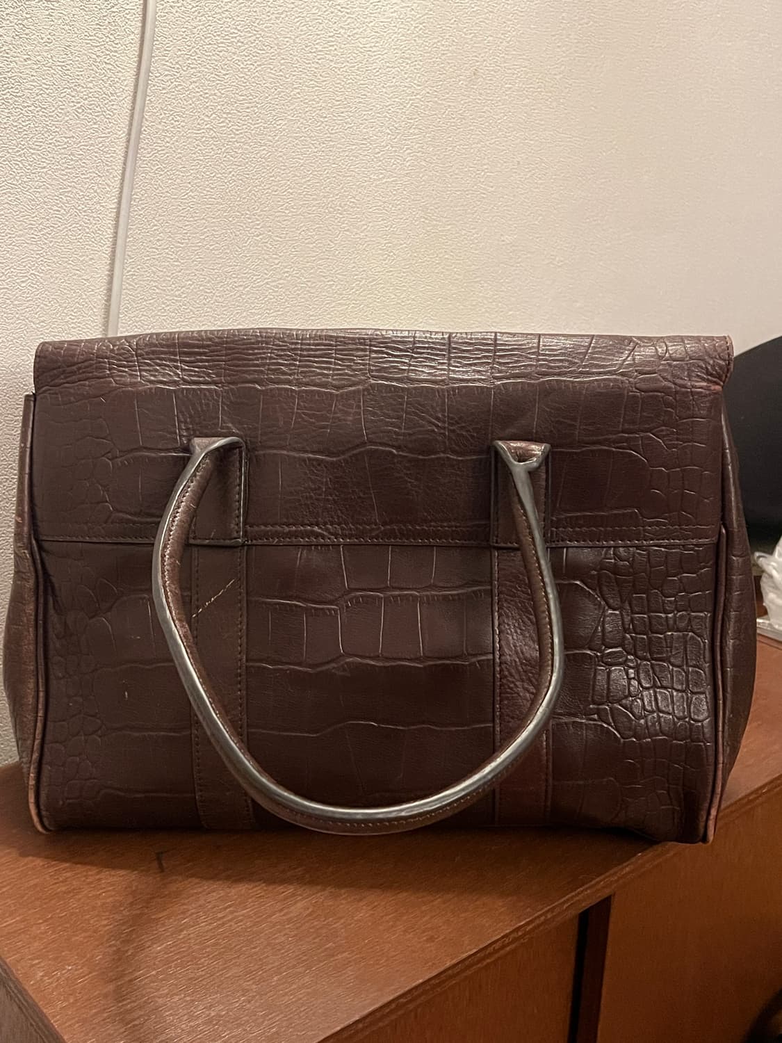 Mulberry 멀버리 베이스워터 토트백 초콜릿 상품이미지2