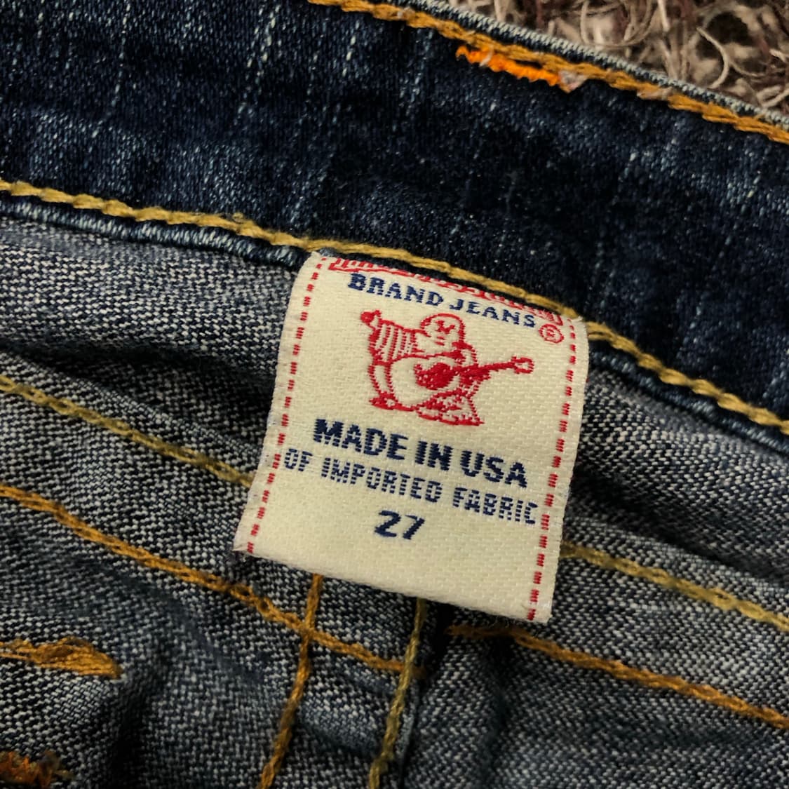 트루릴리전 Billy 빌리 워싱 디스 부츠컷 데님 팬츠 상품이미지7