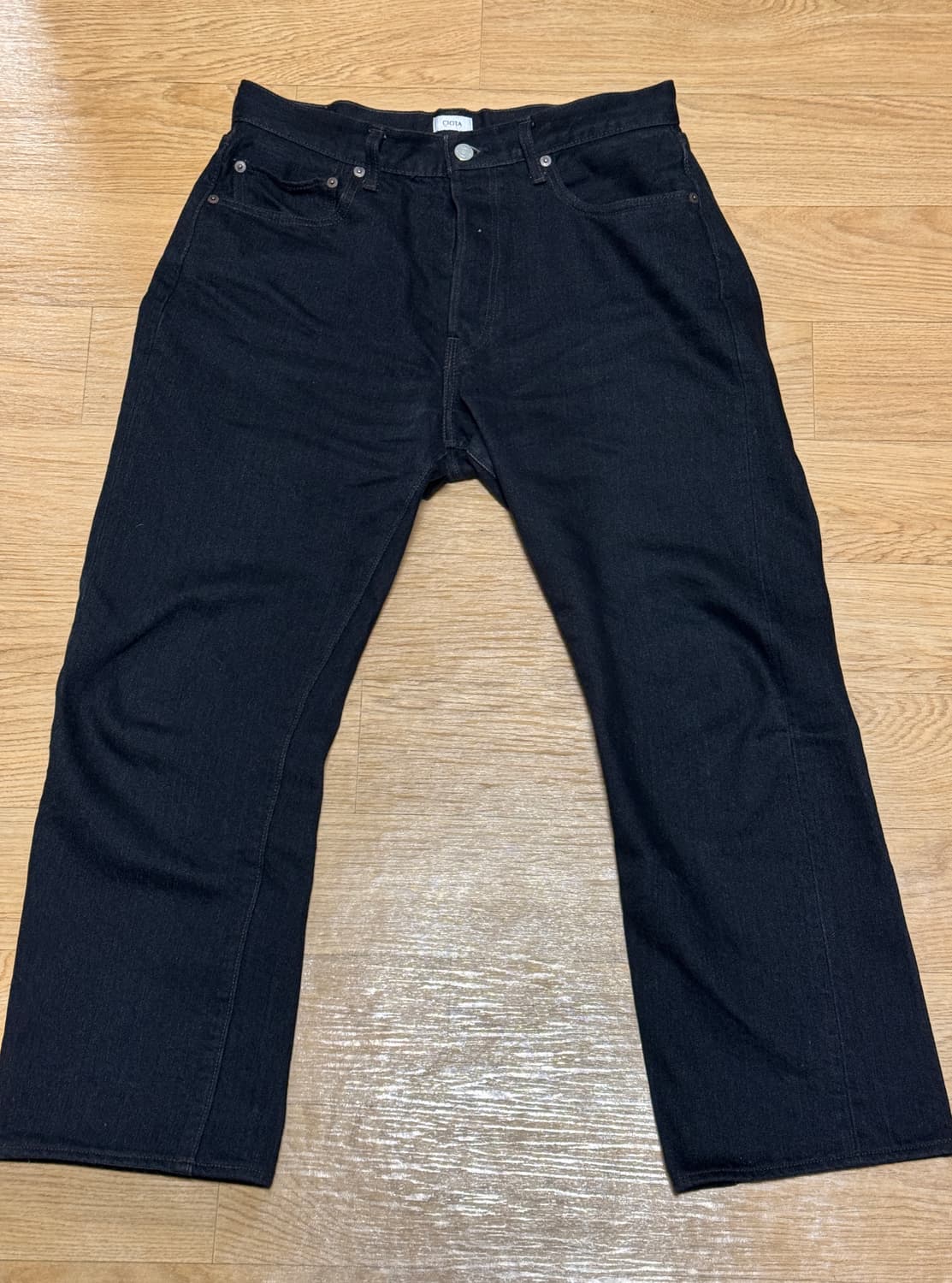 시오타 뉴 스트레이트 5P 데님 블랙 32 상품이미지1