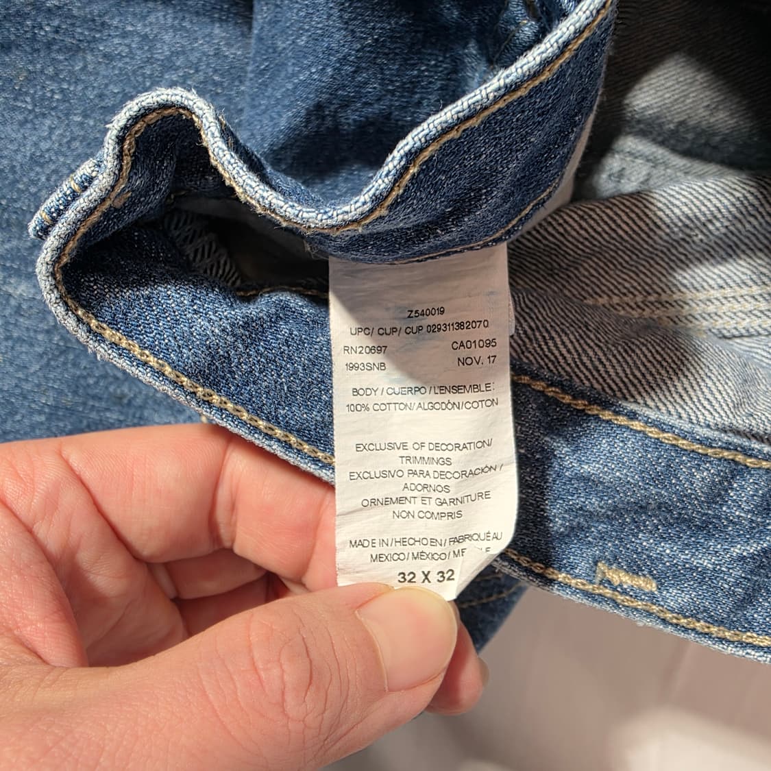 [32X32]디키즈 카펜터 데님 워크 팬츠 상품이미지4