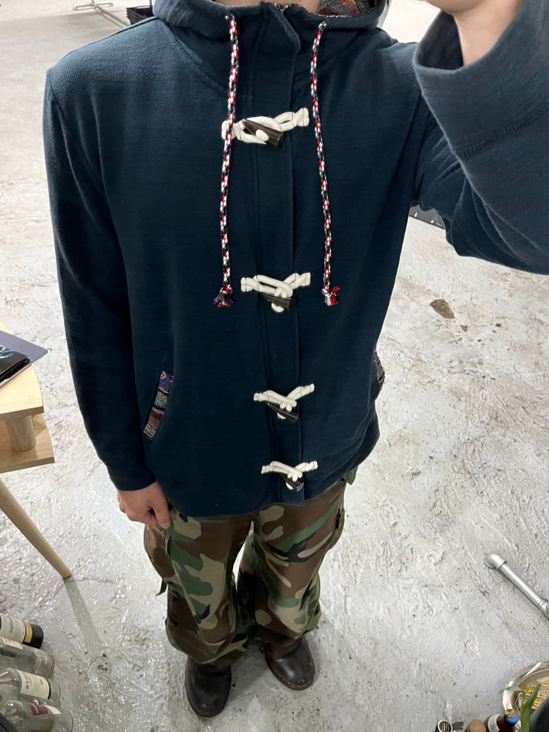 Power to the People ethnic hood zip up 상품이미지4