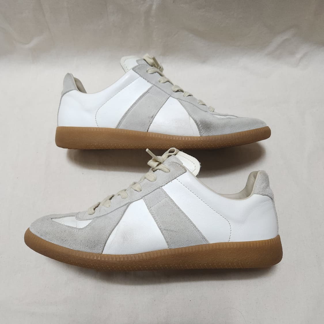 [40] 메종 마르지엘라 카프스킨 레플리카 스니커즈 화이트 상품이미지4