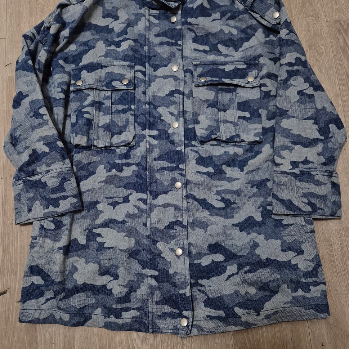 LAP 랩 밀리터리 카모플라쥬 코튼 야상 워크 자켓 M(95) 상품이미지3
