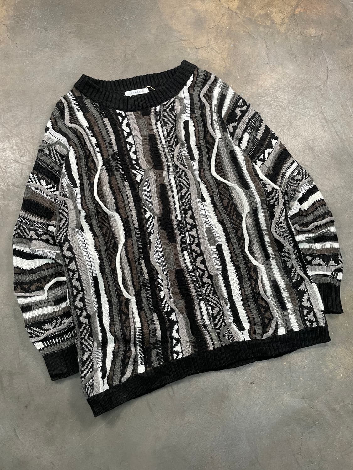 빈티지 케이블 니트 상품이미지2