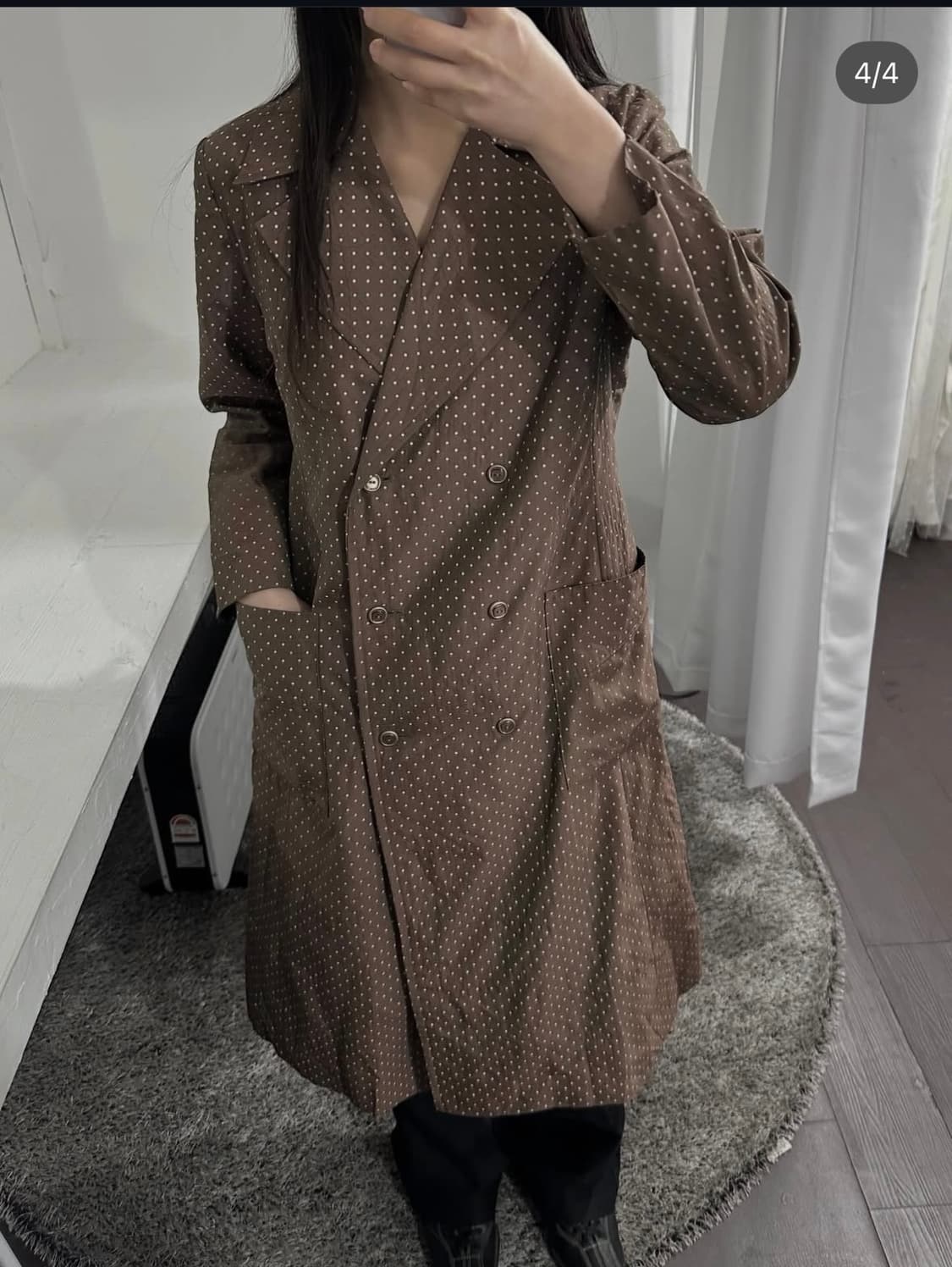 dot brown jacket 상품이미지3