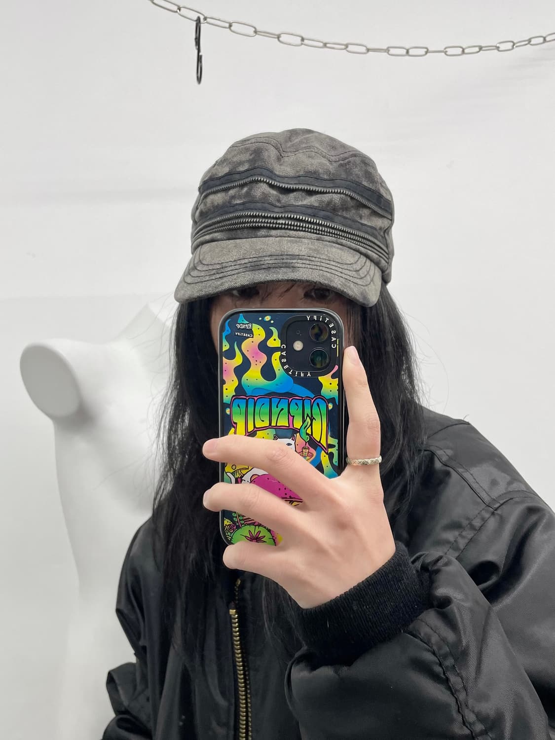 버커루 그런지 타이다이 헌팅캡 상품이미지2