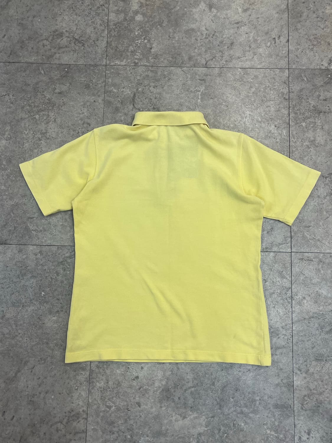 버버리 반팔 카라티 옐로우 S #csz3841 상품이미지8
