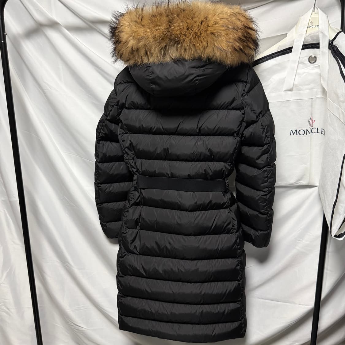 [S급/1] 몽클레어 클로에 여성패딩 블랙 라쿤퍼 풀구성 끌로에 상품이미지5