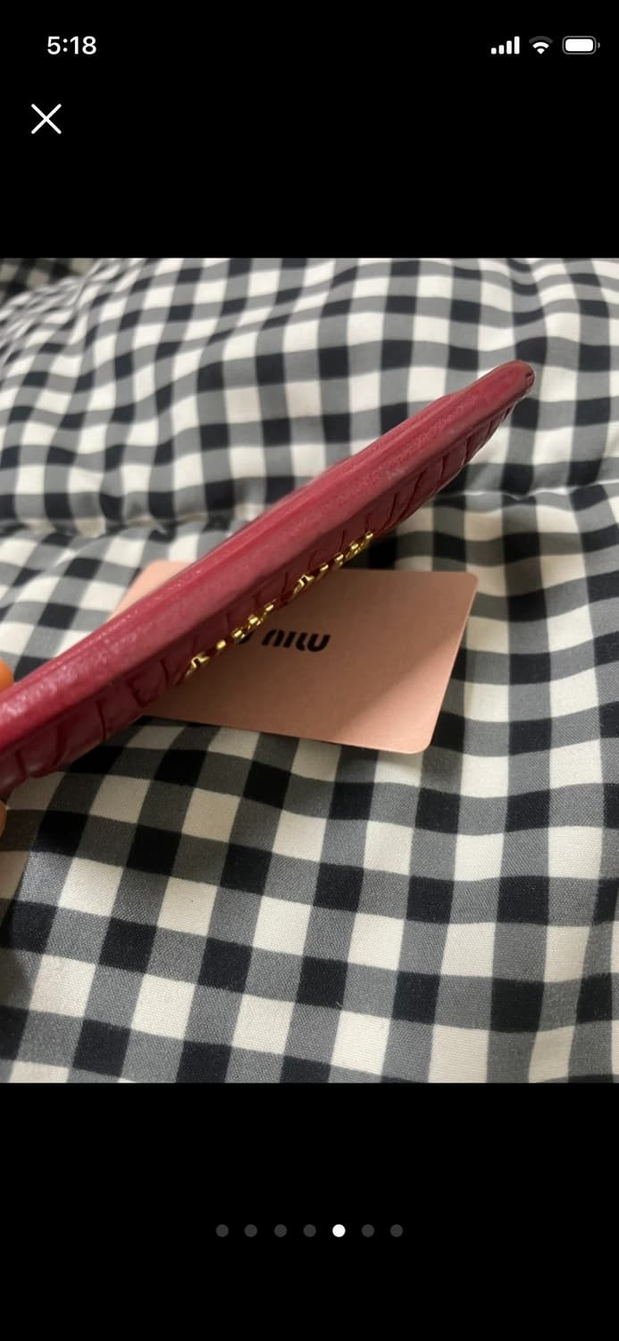 미우미우 카드지갑 카드홀더 상품이미지5