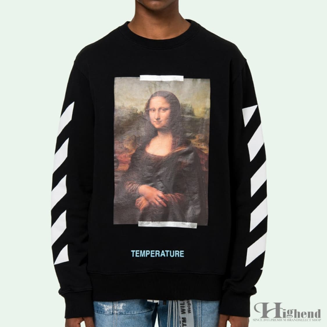 오프화이트 18s/s 모나리자 애로우 맨투맨 s 정품 상품이미지6