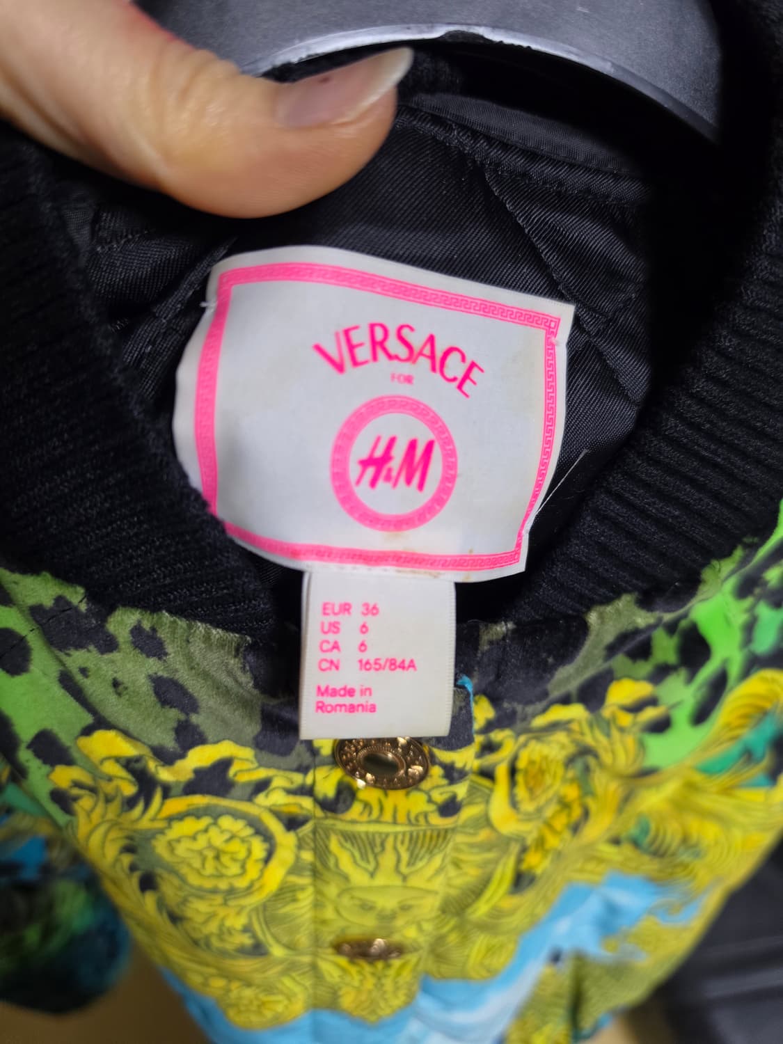 베르사체 H&M 봄버 상품이미지2