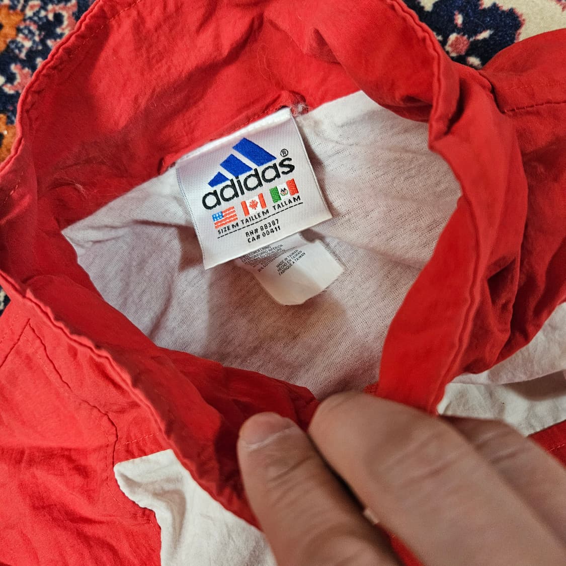 아디다스 80~90's 빈티지 올드스쿨 트랙자켓 US M size 상품이미지6