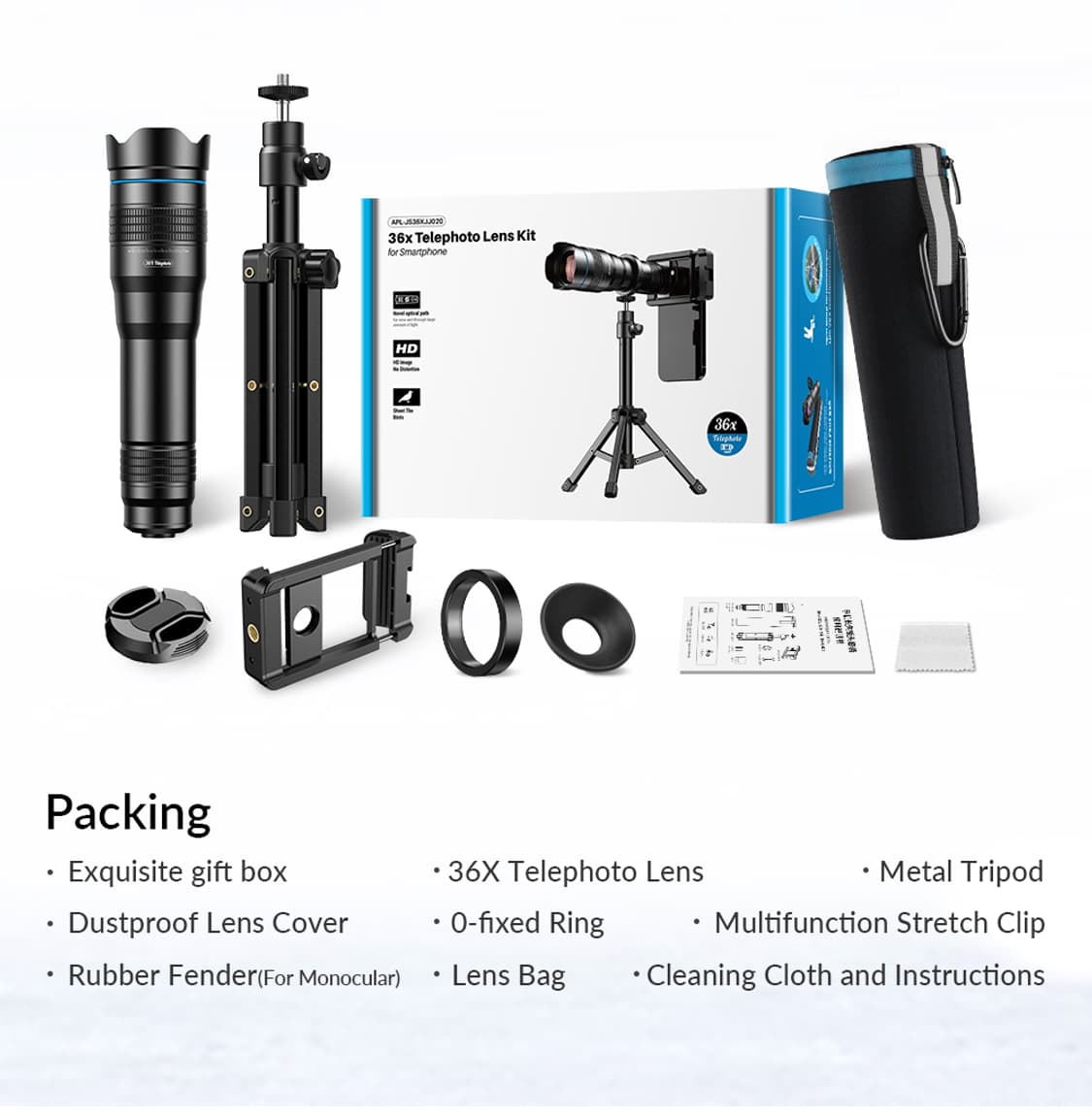 아이폰 삼성 휴대폰  망원경 렌즈 상품이미지9