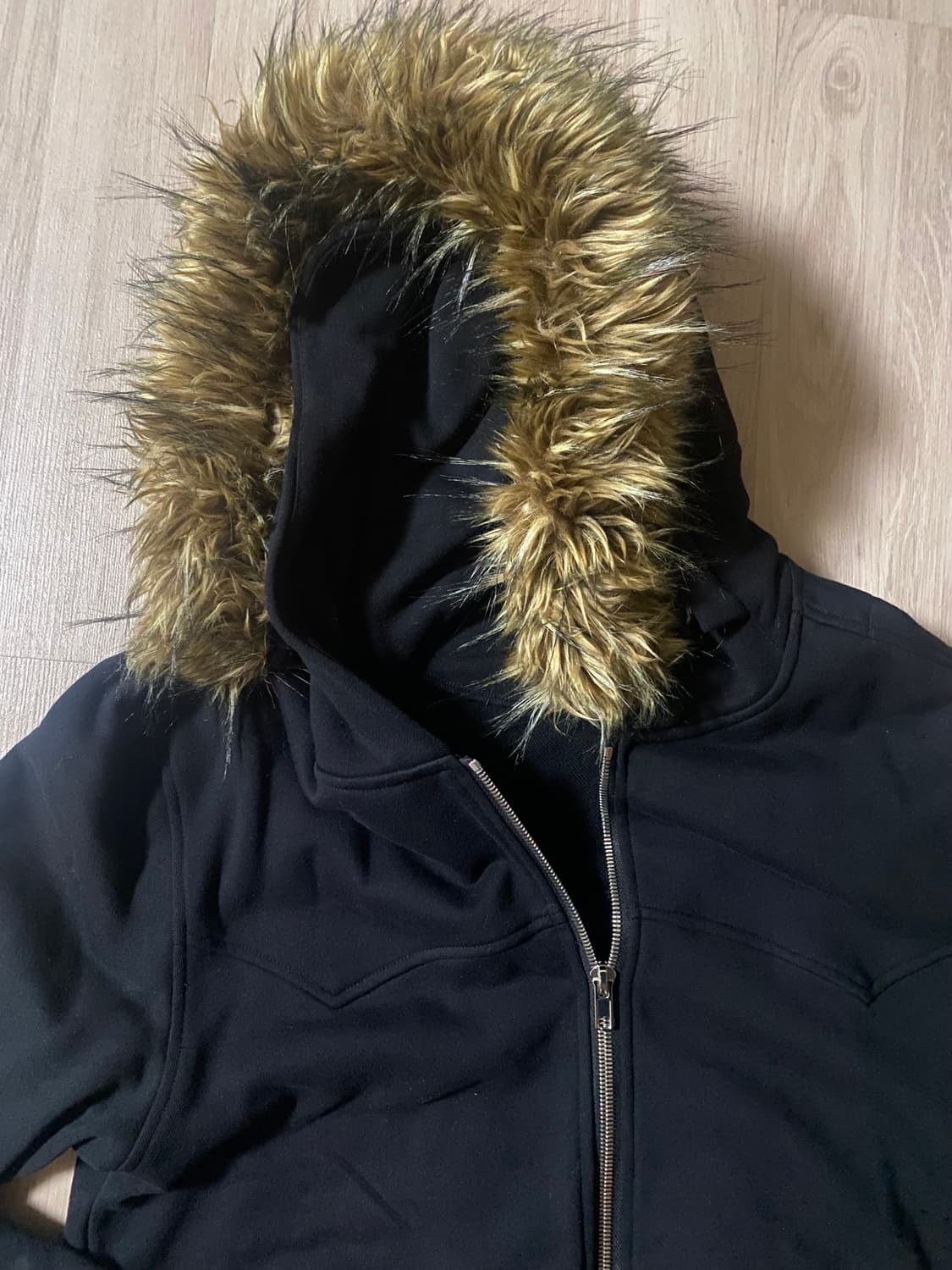 [XL] 비액세스 웨스턴 퍼 후드집업 상품이미지2