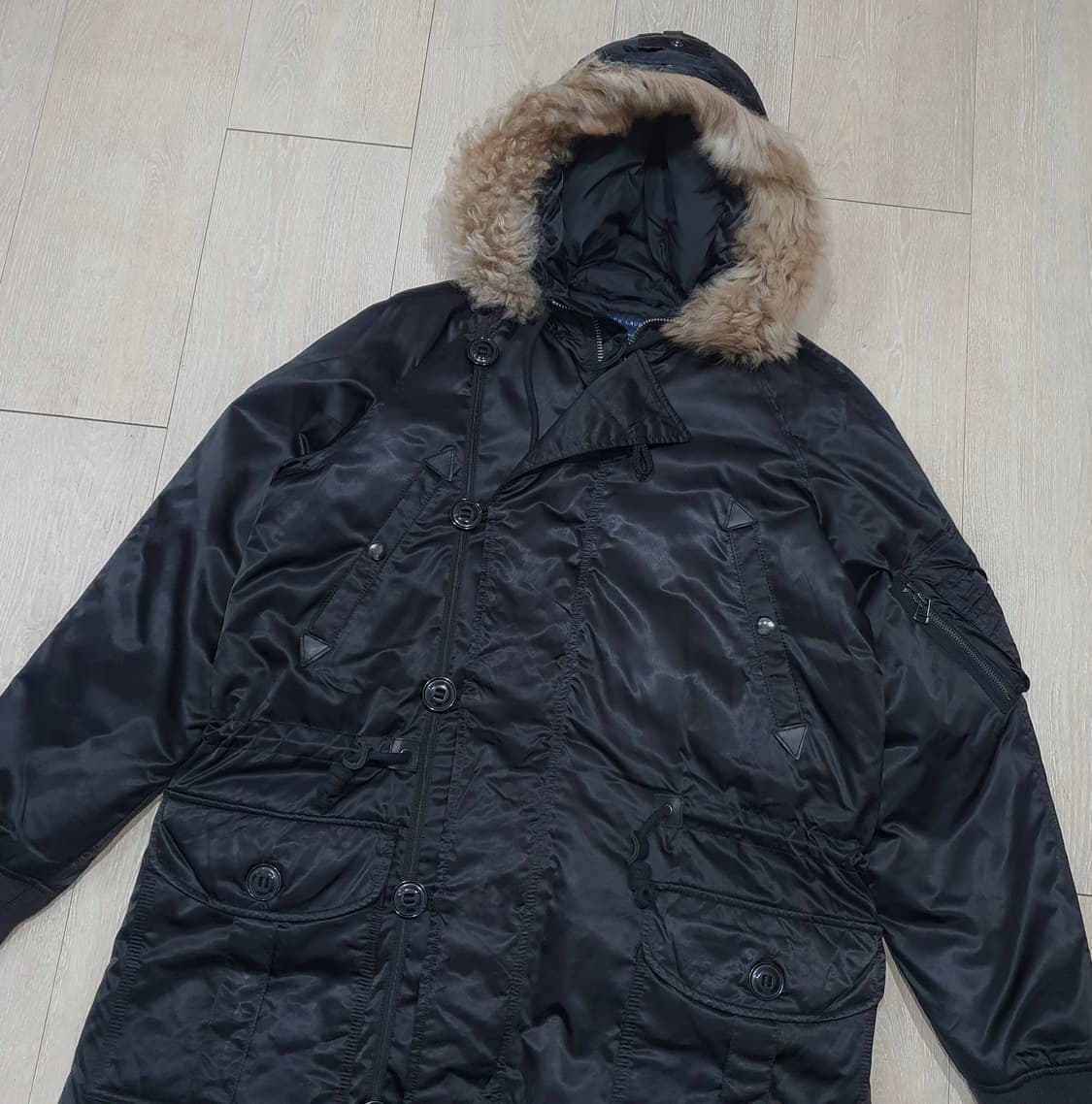 폴로 랄프로렌 덕다운 n3b 블랙 s (100) 여성 66-77 상품이미지3