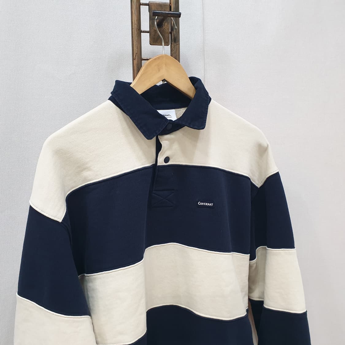 커버낫 스트라이프 럭비 긴팔티셔츠 L 상품이미지2