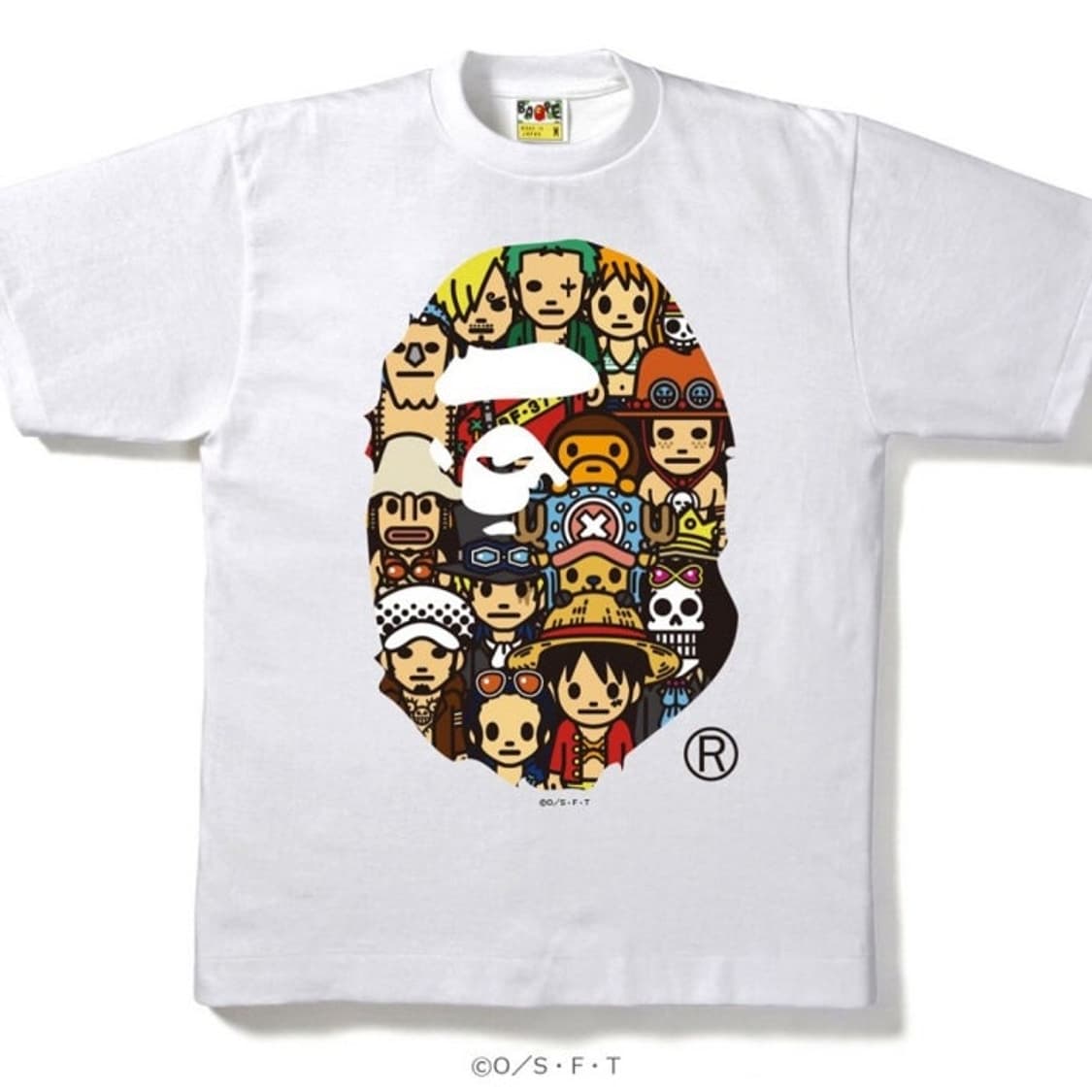 베이프 원피스 콜라보 티셔츠 삽니다 상품이미지1