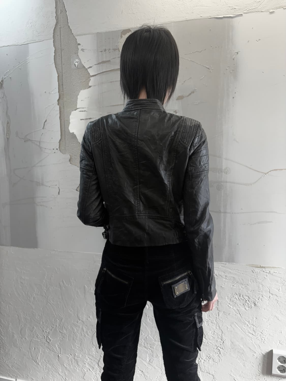 Goat skin rider jacket 상품이미지4