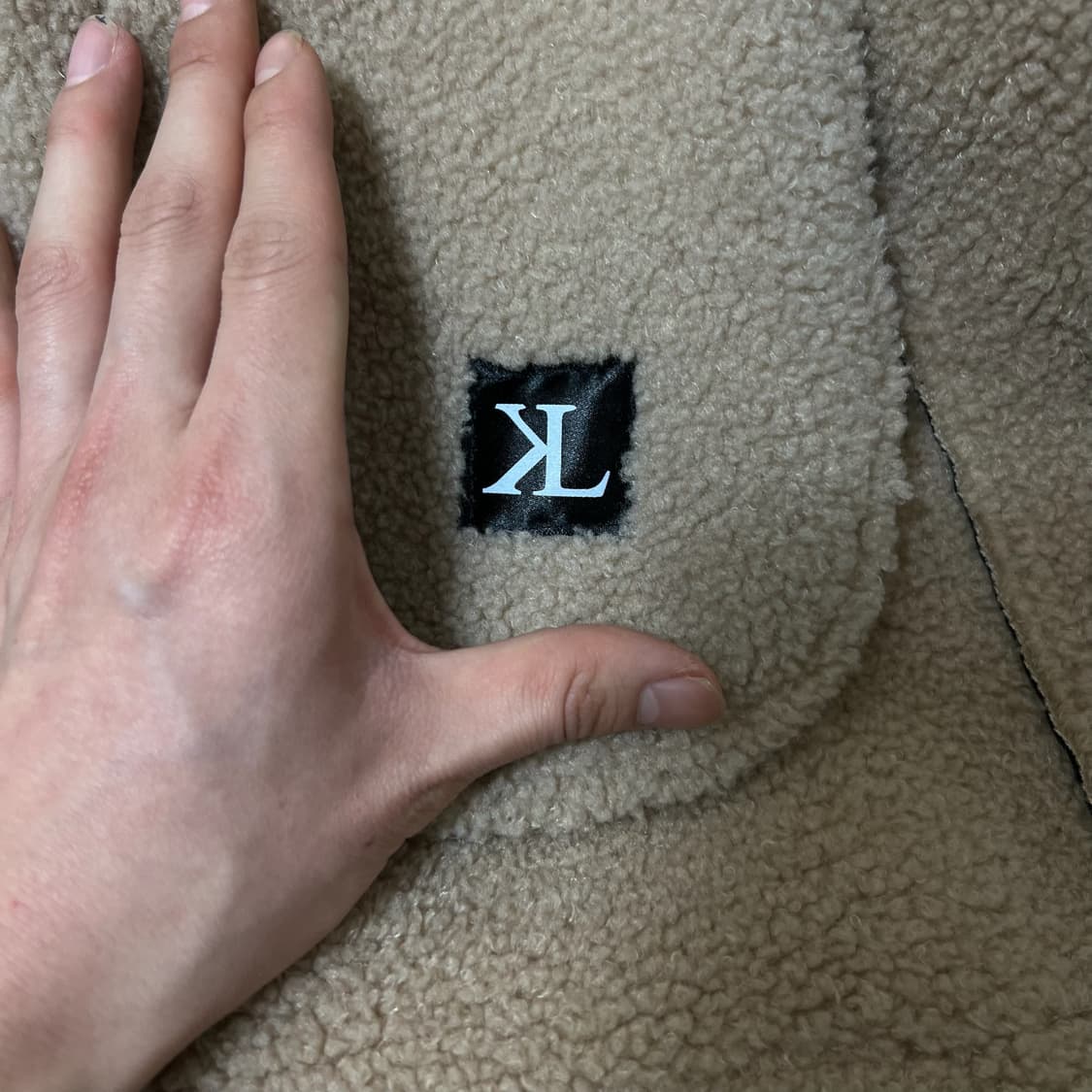 콜릿 그랑스 레더 양털 무스탕 자켓 L/100  상품이미지5