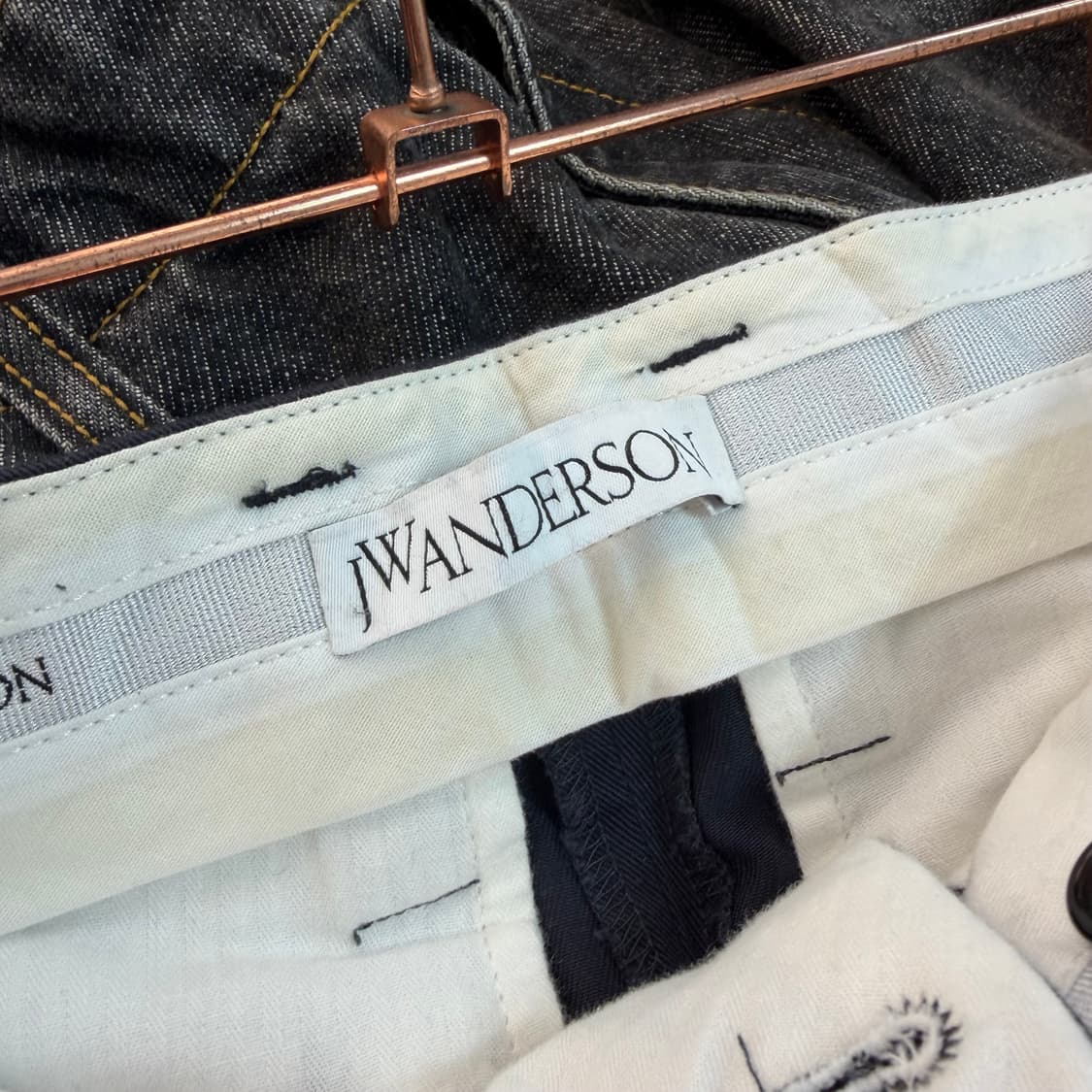 JW 앤더슨 벨티드 코튼 팬츠 상품이미지8