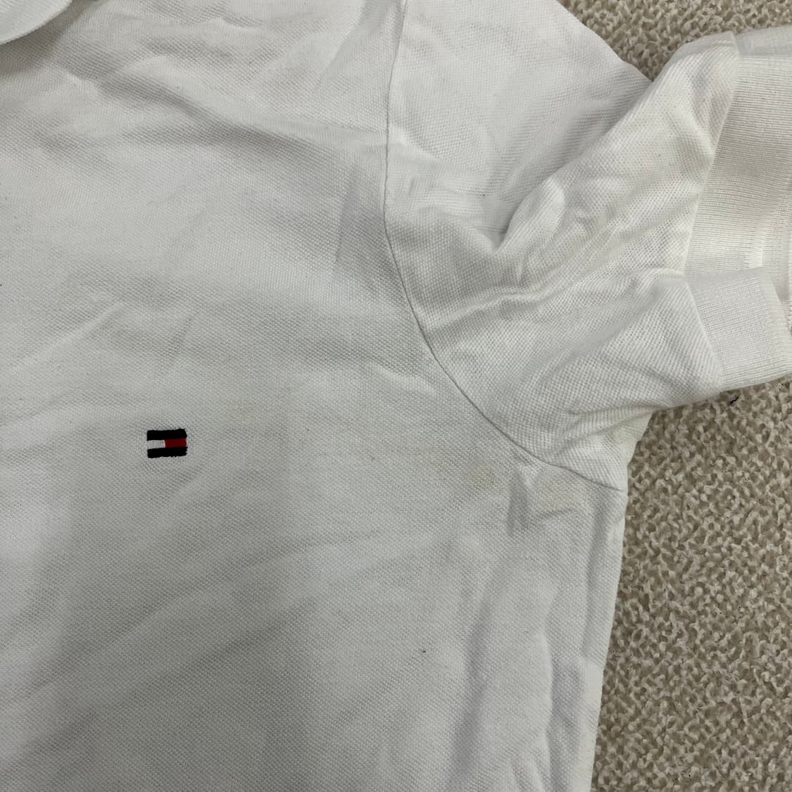 M 타미힐피거 슬림핏 카라 반팔 티셔츠 0209M1 상품이미지5