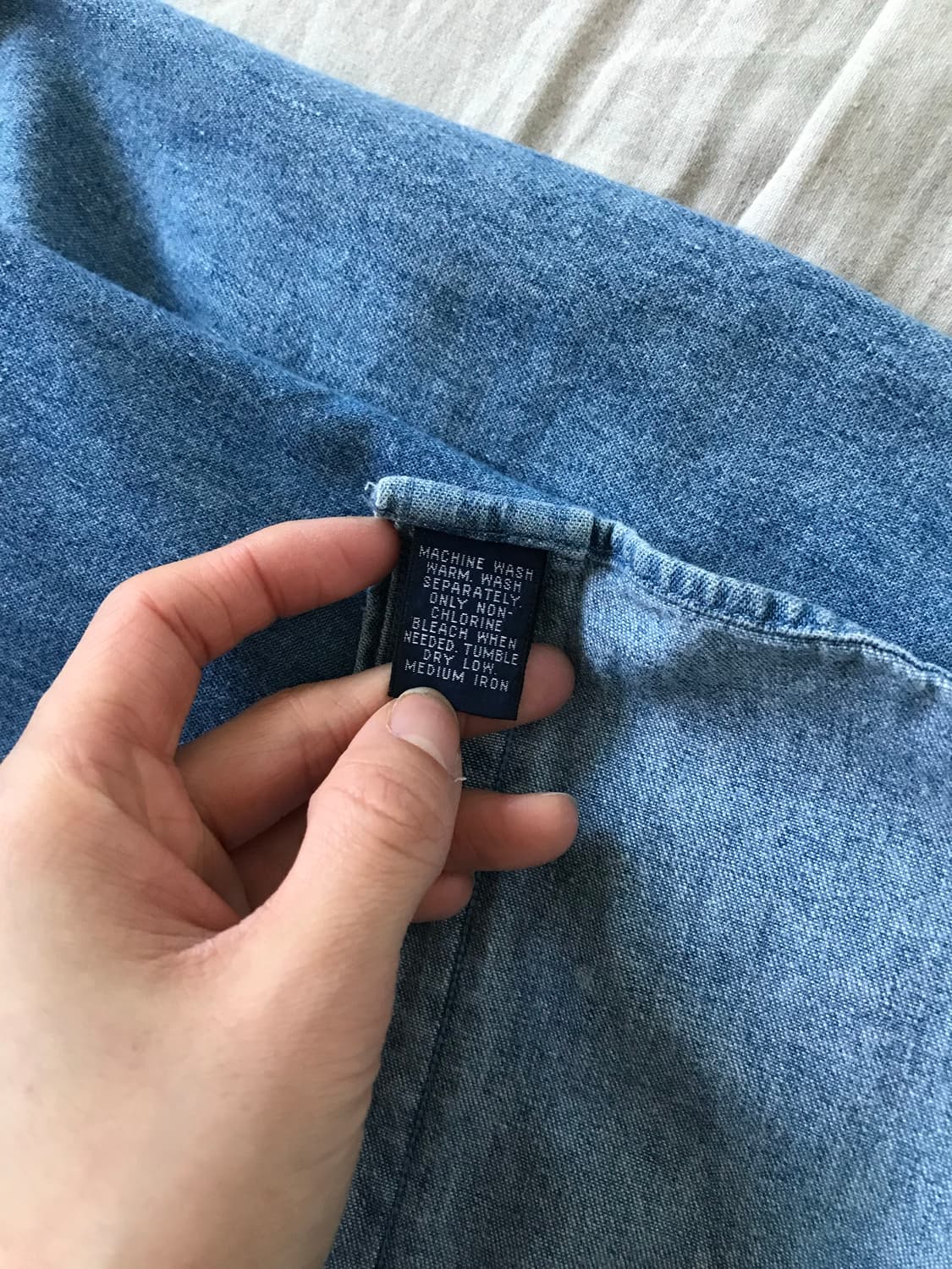 폴로 랄프로렌 포니로고 데님 연청 셔츠 상품이미지8