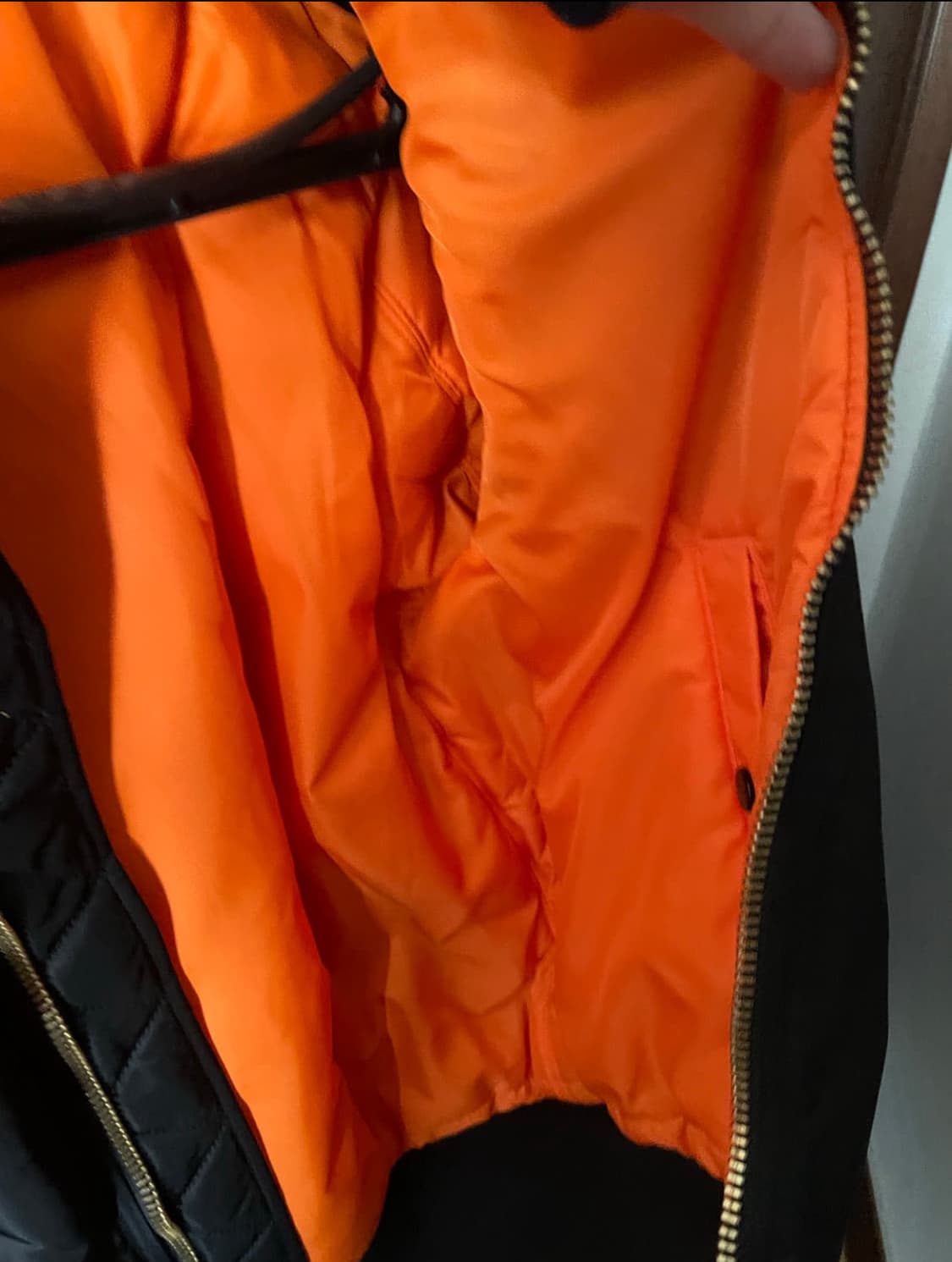 알파인더스트리 항공점퍼 ma-1 블랙 M 상품이미지7