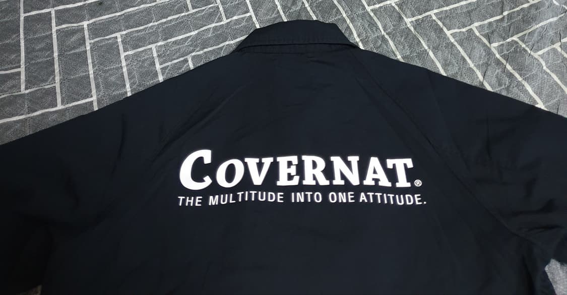 커버낫 오리지날 스탠다드로고 코치자켓 블랙 (L) 상품이미지3