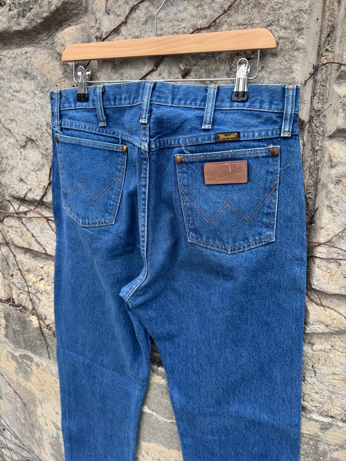 90s 랭글러 빈티지 13mwz 카우보이컷 usa 워싱 데님 팬츠 상품이미지5