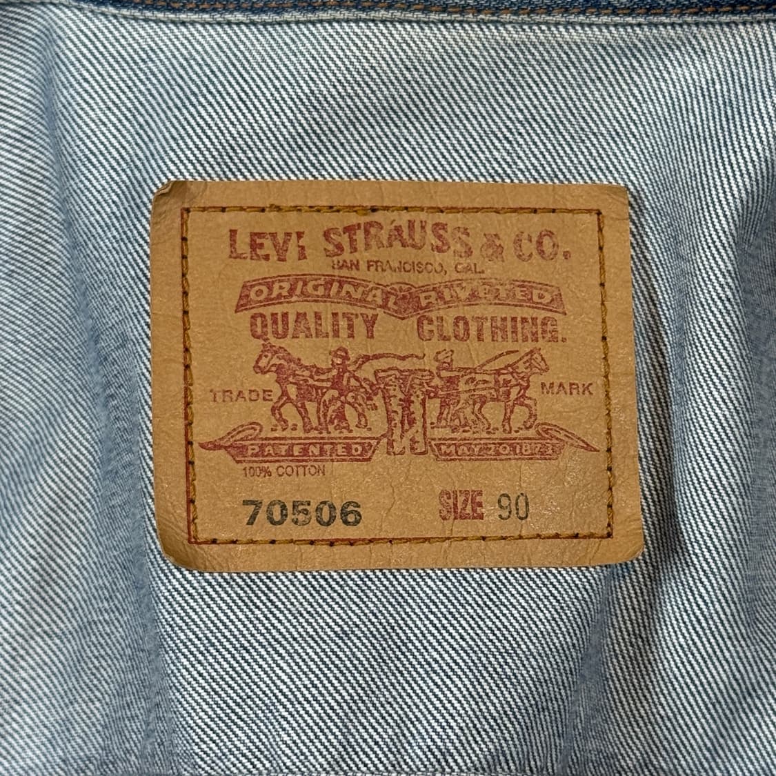 S) 리바이스 3세대 청 데님 자켓 상품이미지7