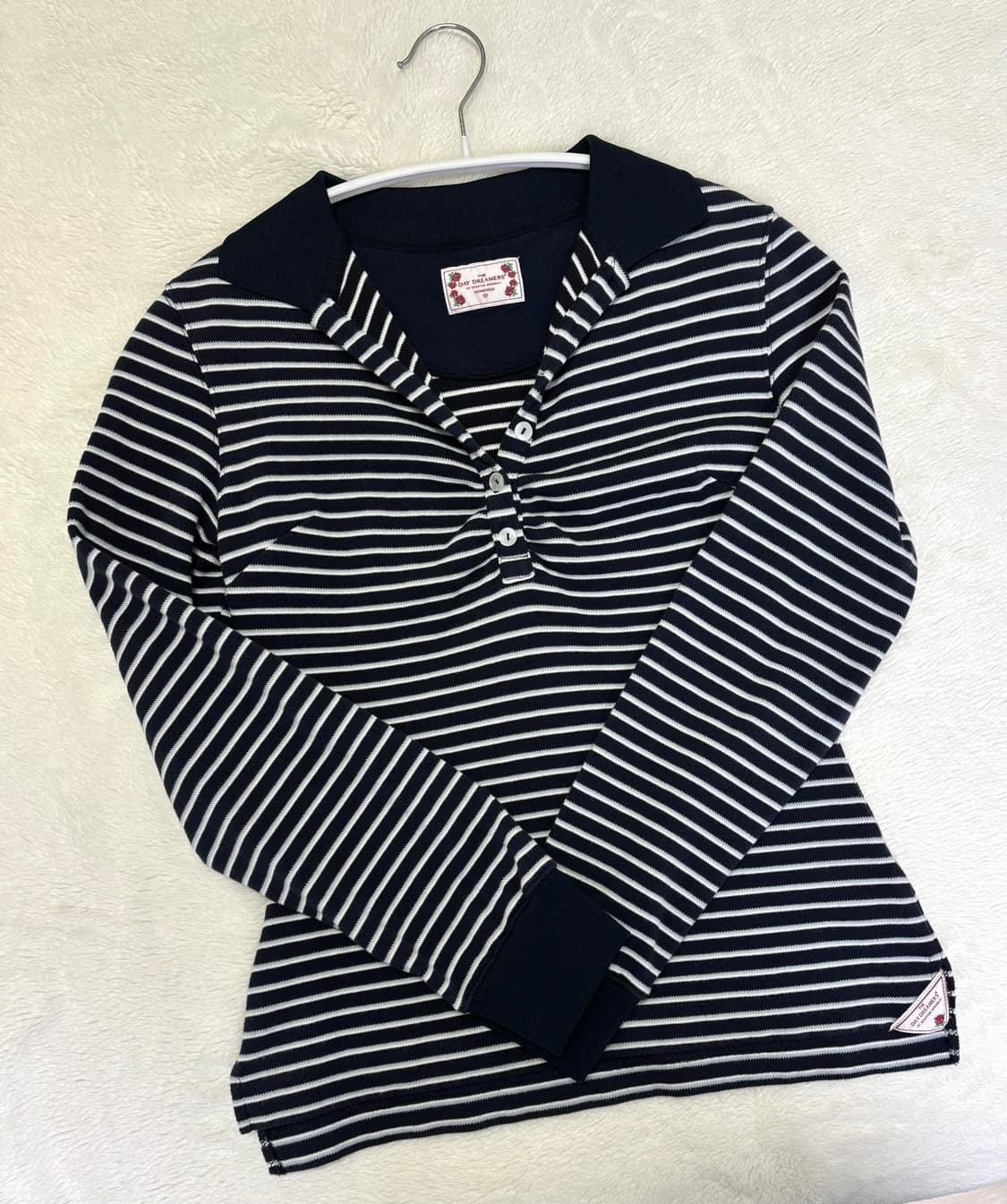 스컬프터 셔링 테니스 셔츠 네이비 XS 상품이미지2