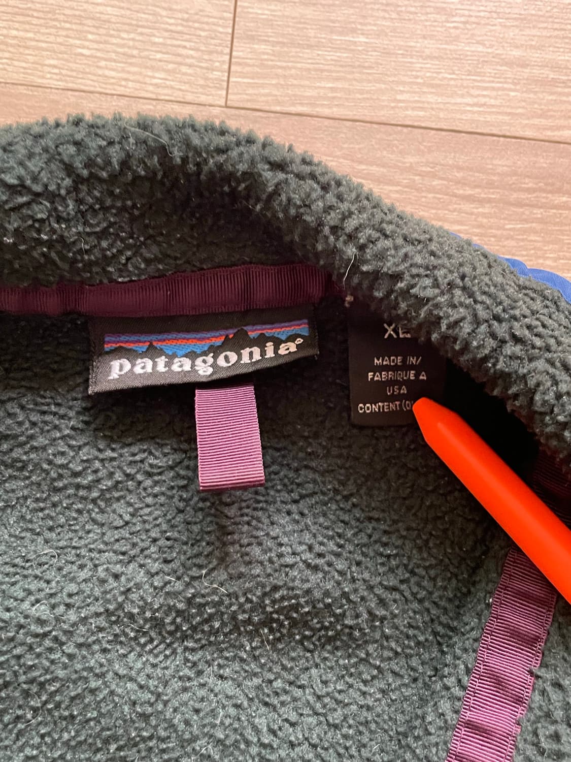 90s 파타고니아 신칠라 스노우리스 그린 눈없산 rare 빈티지 상품이미지3