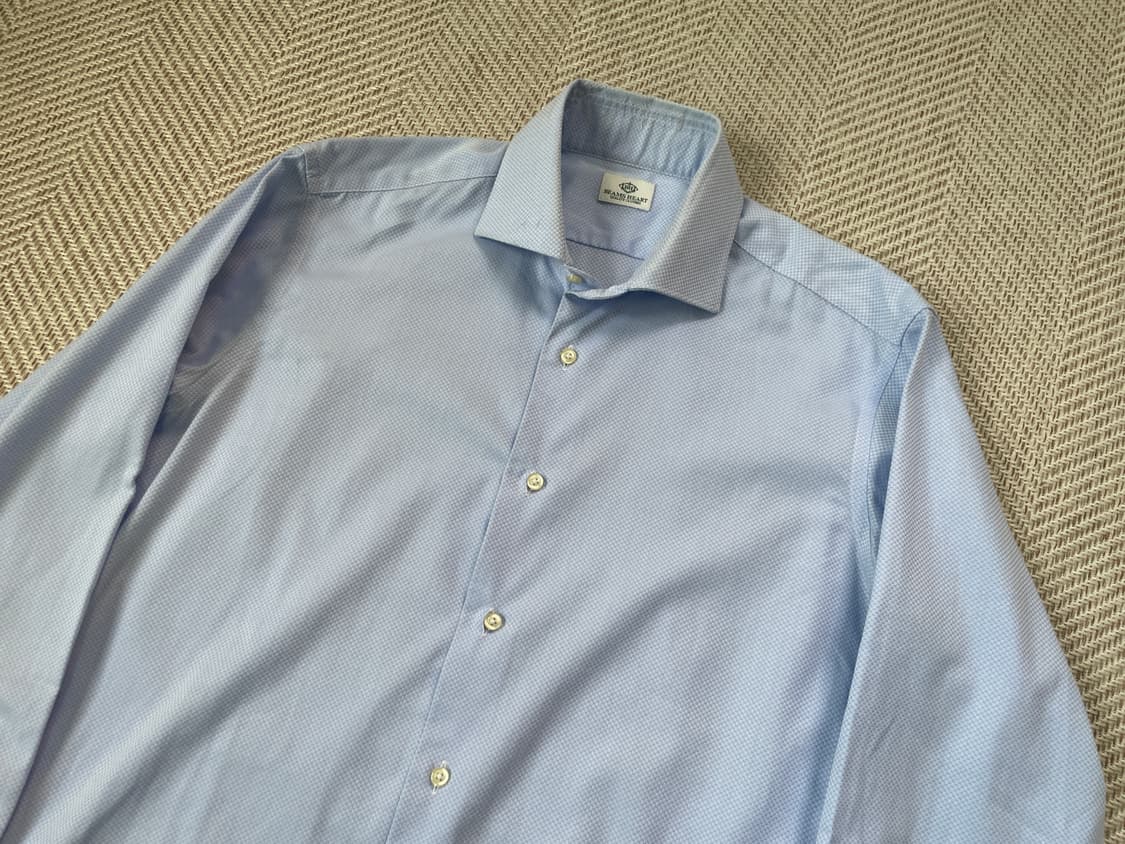 빔즈하트 스카이블루 비즈니스 셔츠 J03551 상품이미지3