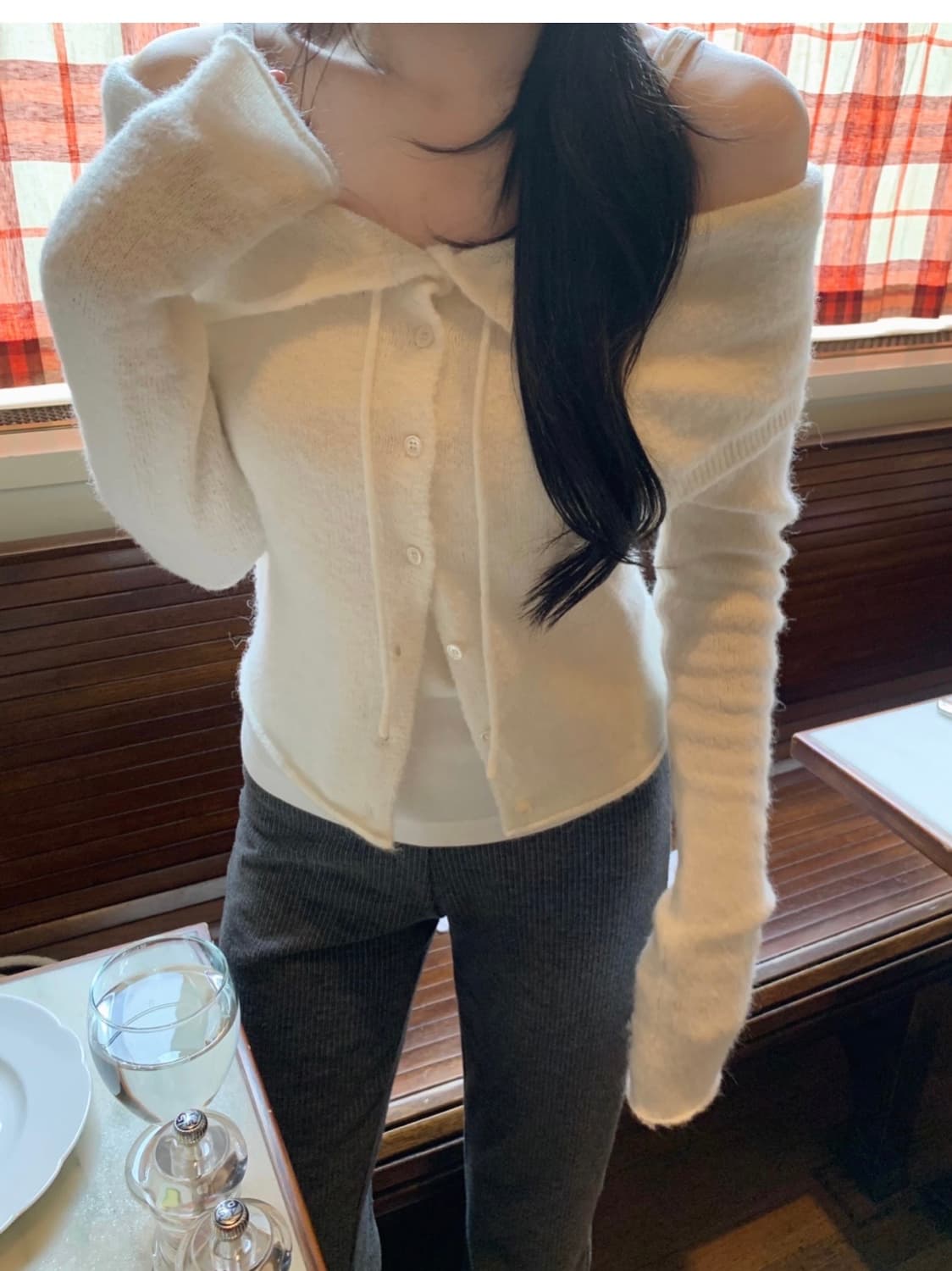 Muse collar cardigan 상품이미지2