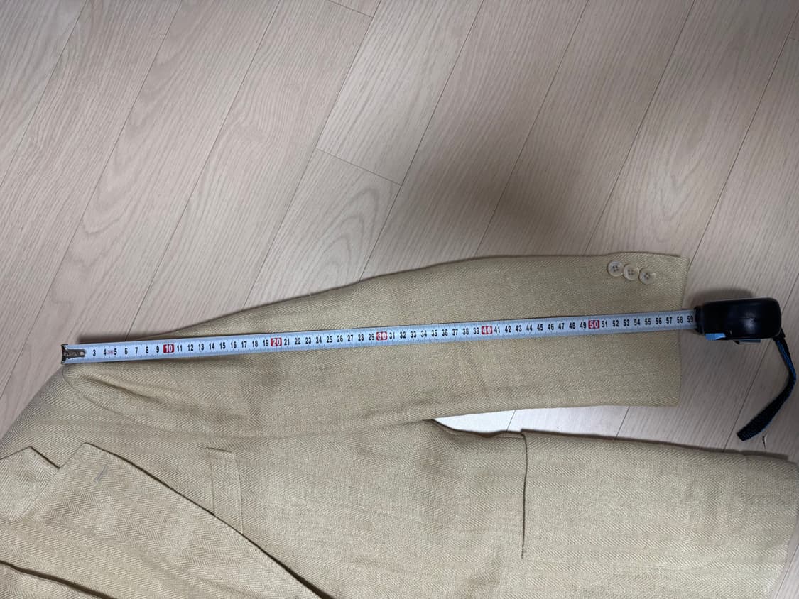 드레익스 에크루 헤링본 린넨 실크 테일러 자켓 36 상품이미지7